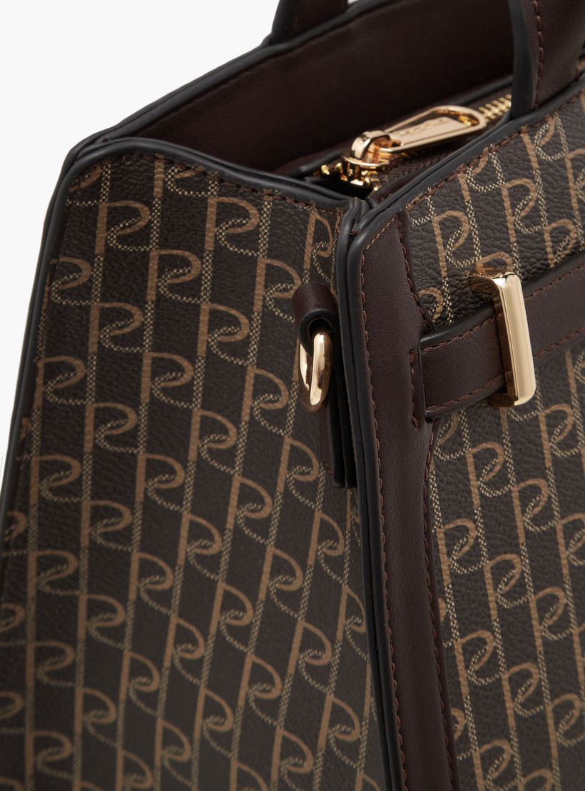 شنطة توتي بحزام قابل للفصل وسحاب إغلاق وطبعات مونوجرام من بابريكا-women-bagsandwallets-handbags-image-8