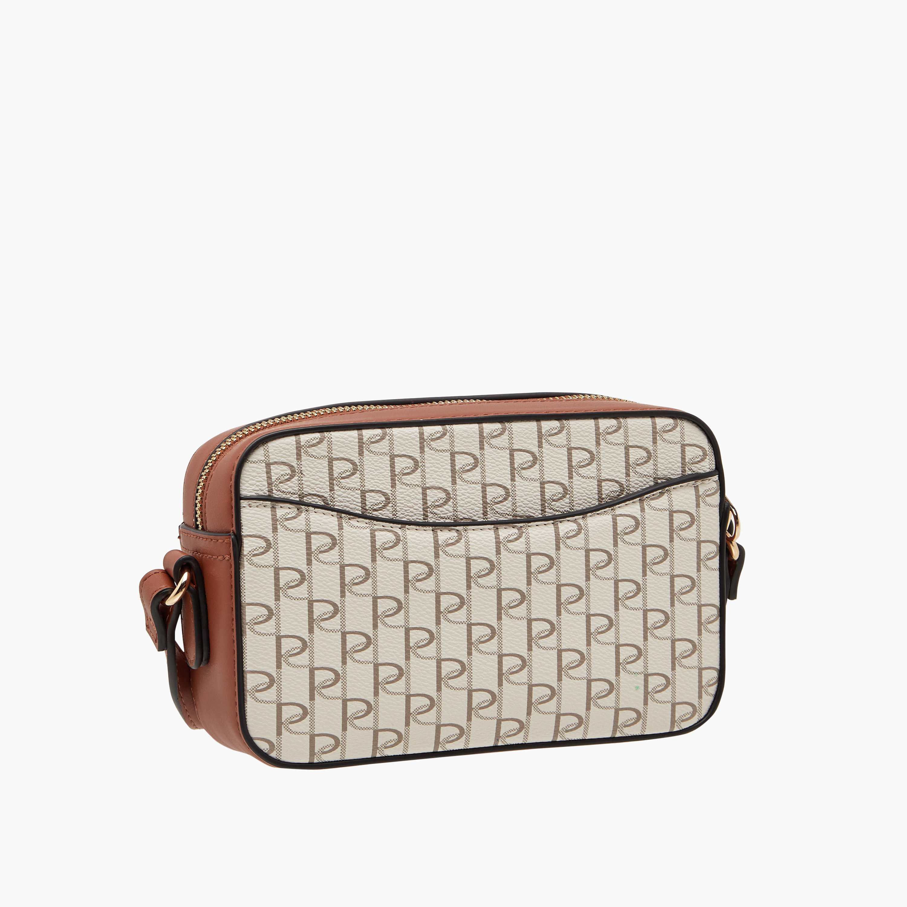 Paprika Monogram Print Crossbody Bag with Adjustable Strap-women-bagsandwallets-handbags-image-3