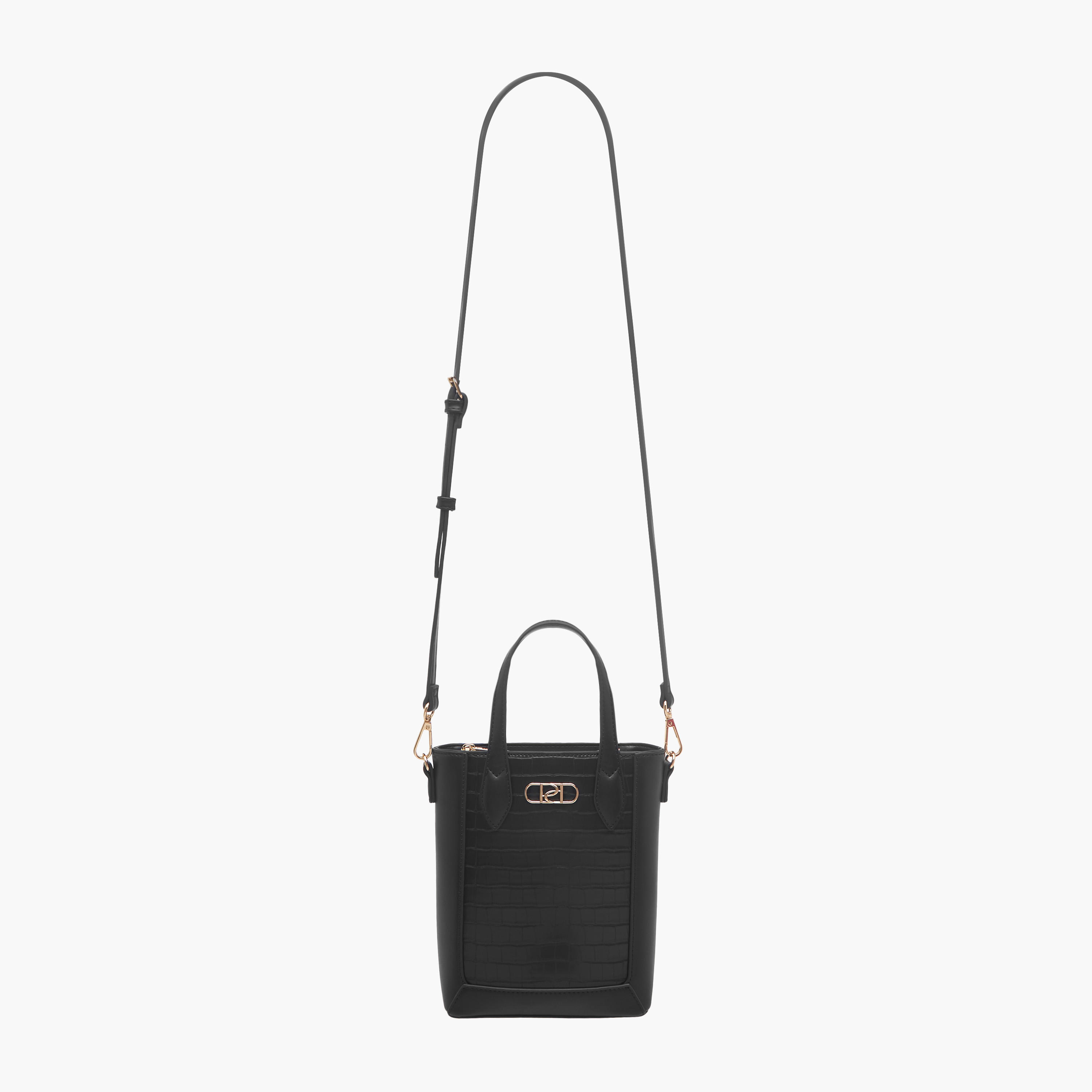 Paprika Textured Tote Bag with Double Handle and Zip Closure-women-bagsandwallets-handbags-image-2
