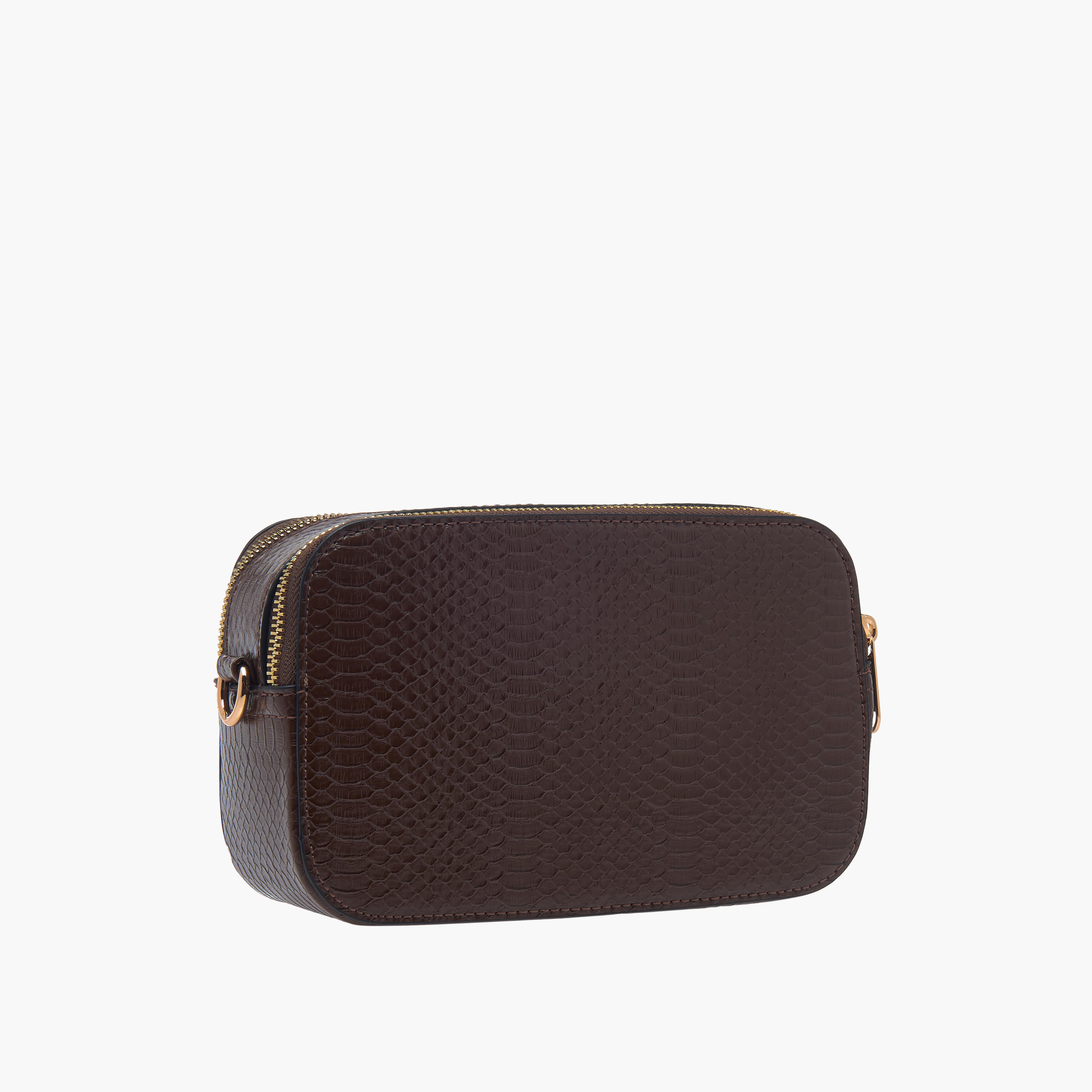 شنطة كروس بودي بارزة الملمس بحزام سلسلة وسحاب إغلاق من بابريكا-women-bagsandwallets-handbags-image-3