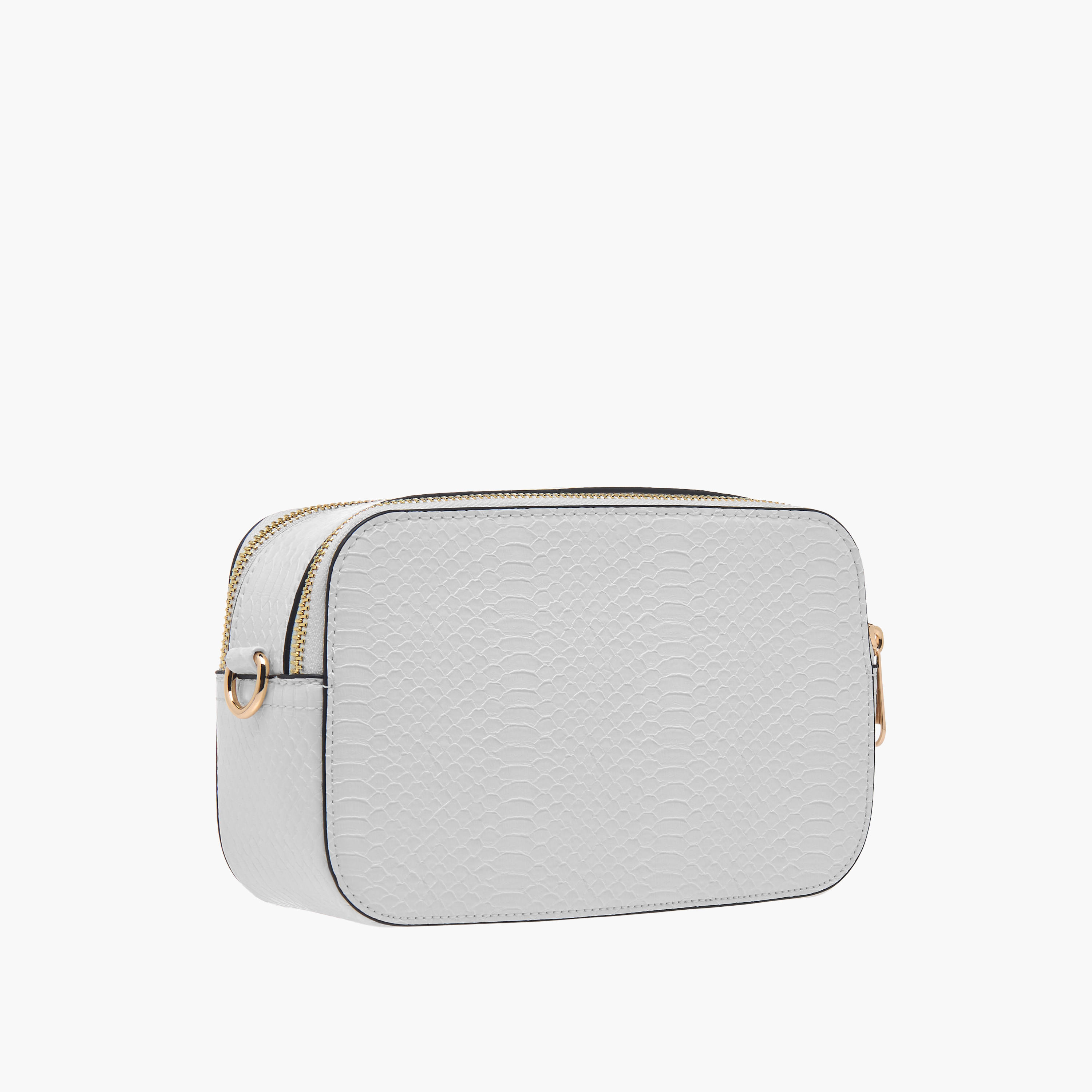 Paprika Textured Crossbody Bag with Chain Strap and Zip Closure-women-bagsandwallets-handbags-image-3