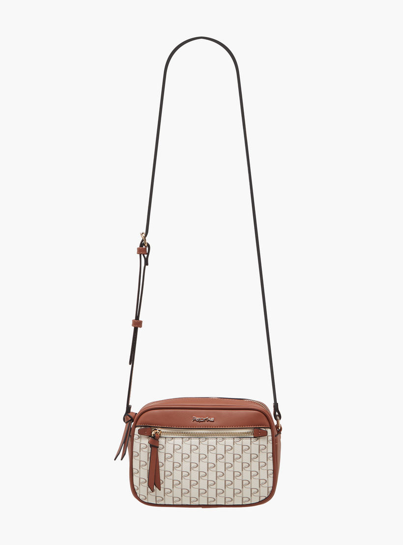 شنطة كروس بودي بطبعات مونوجرام وحزام قابل للتعديل من بابريكا-women-bagsandwallets-handbags-image-2