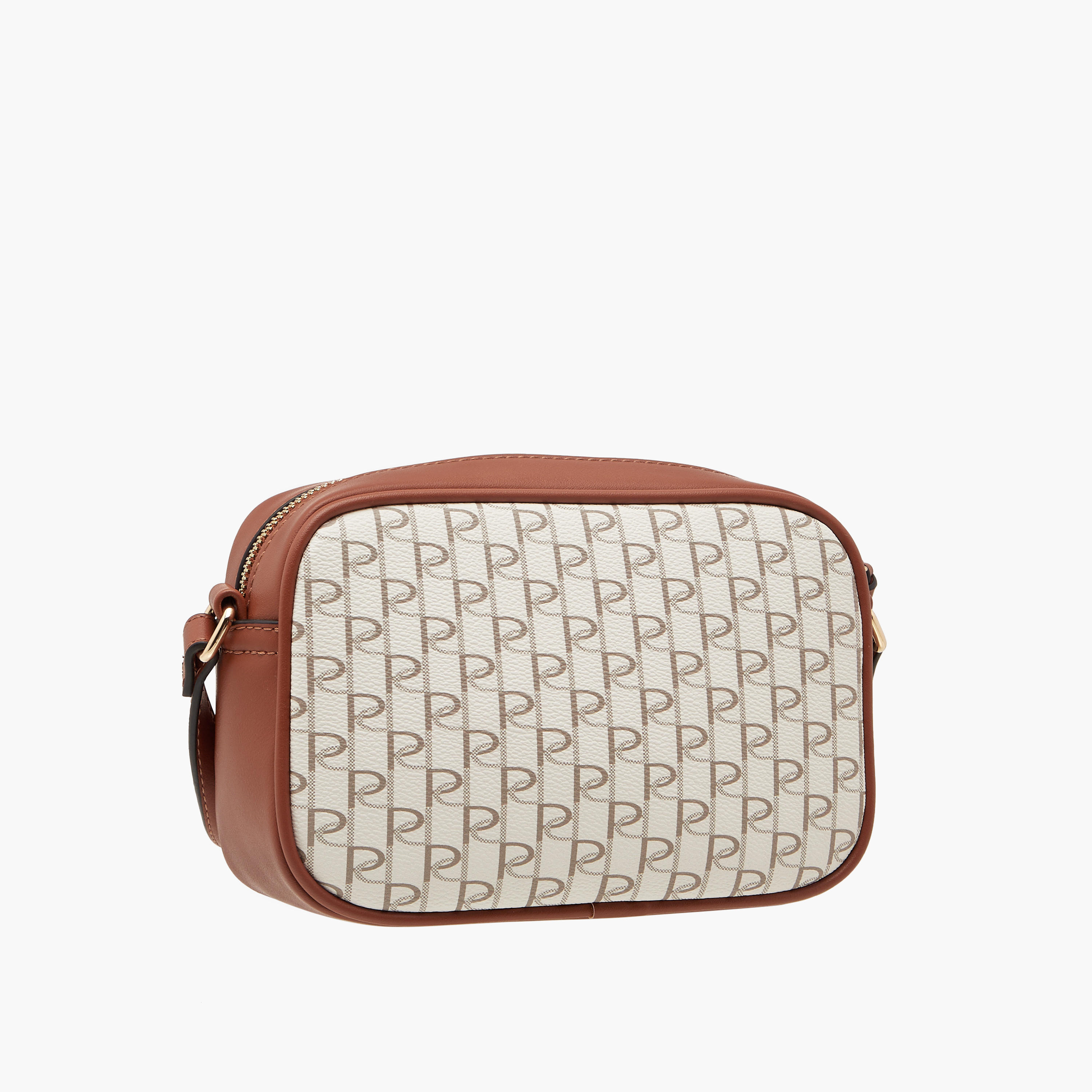 شنطة كروس بودي بطبعات مونوجرام وحزام قابل للتعديل من بابريكا-women-bagsandwallets-handbags-image-3