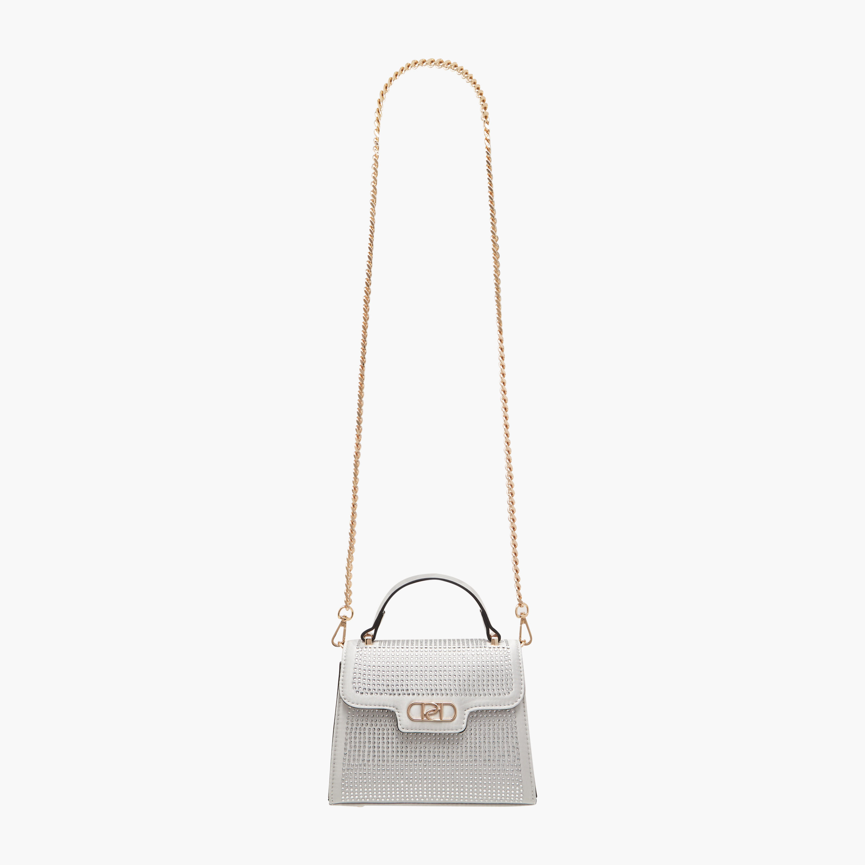 شنطة ساتشيل مزينة بحزام قابل للفصل وطية إغلاق من بابريكا-women-bagsandwallets-handbags-image-2