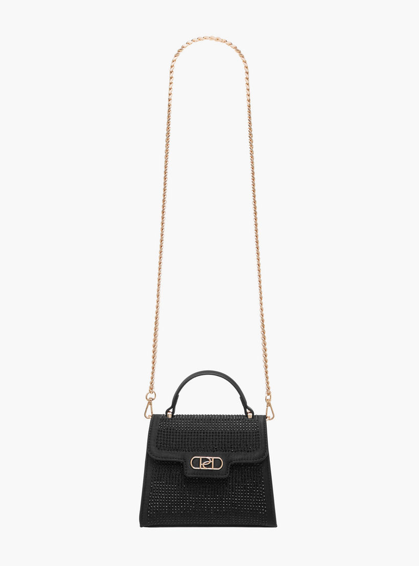 شنطة ساتشيل مزينة بحزام قابل للفصل وطية إغلاق من بابريكا-women-bagsandwallets-handbags-image-2