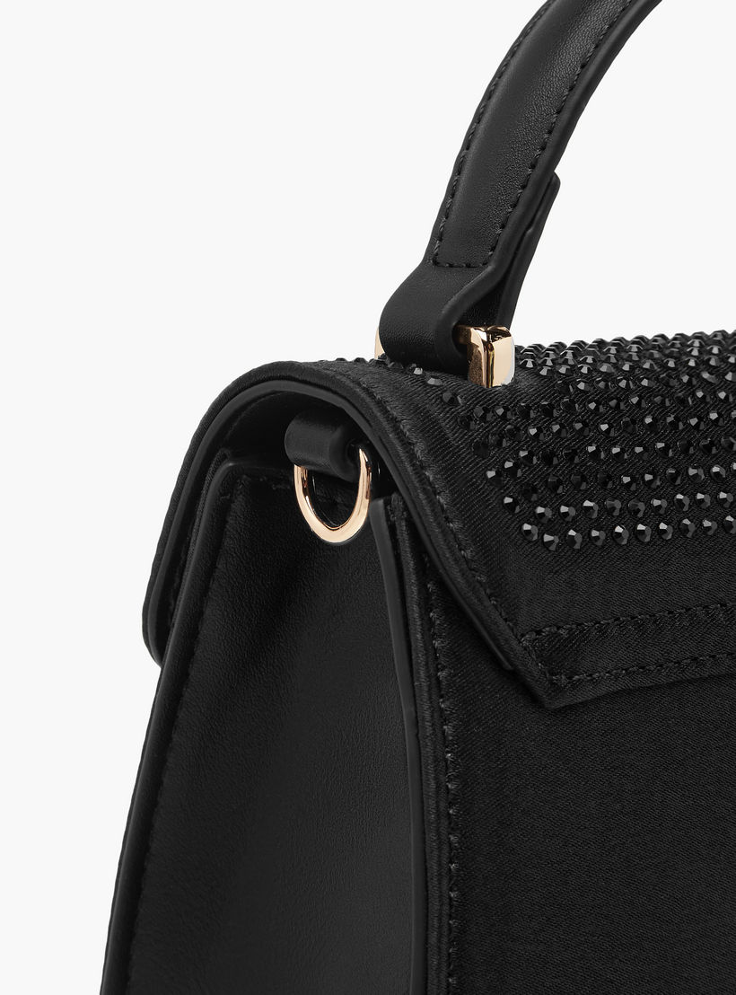 شنطة ساتشيل مزينة بحزام قابل للفصل وطية إغلاق من بابريكا-women-bagsandwallets-handbags-image-6