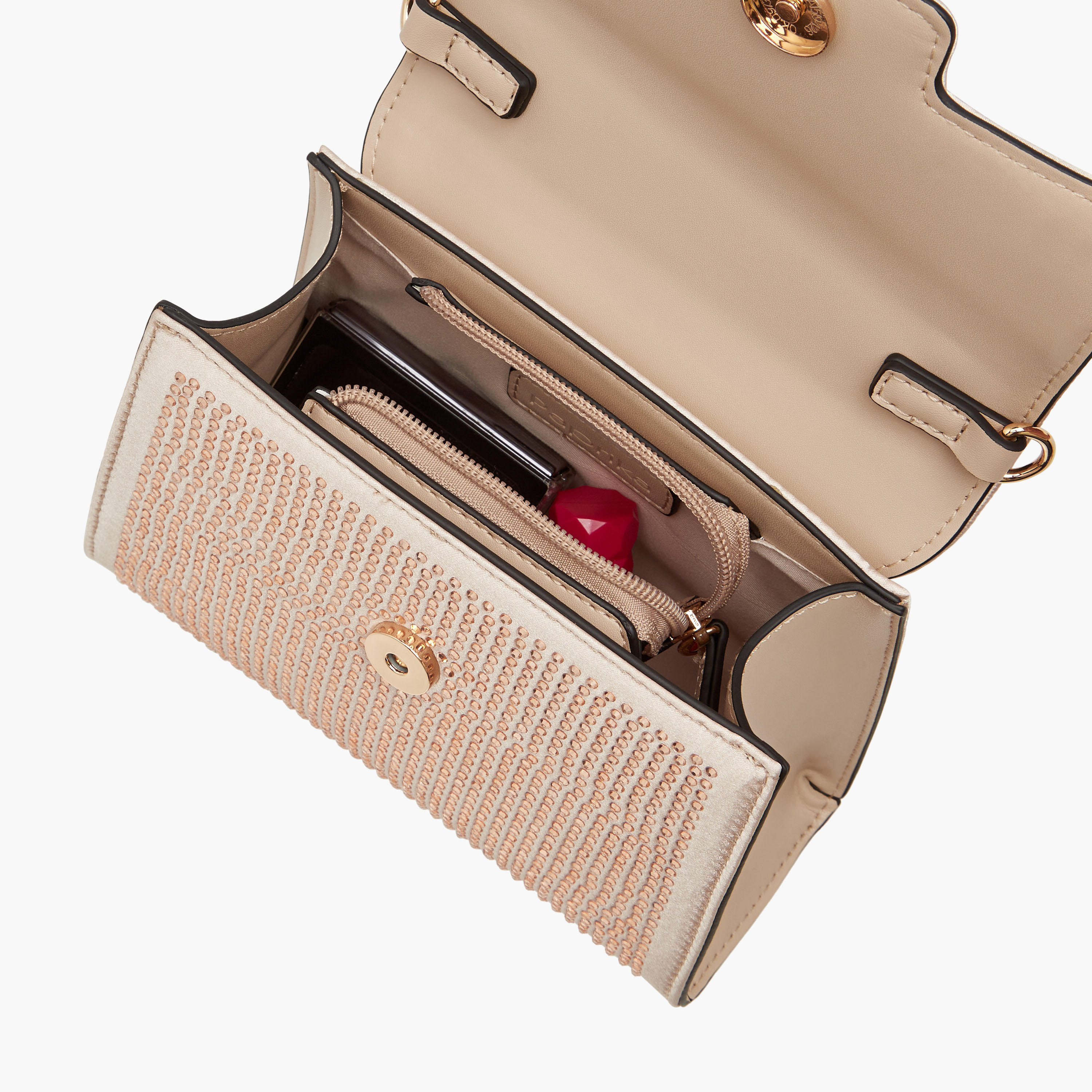 شنطة ساتشيل مزينة بحزام قابل للفصل وطية إغلاق من بابريكا-women-bagsandwallets-handbags-image-16
