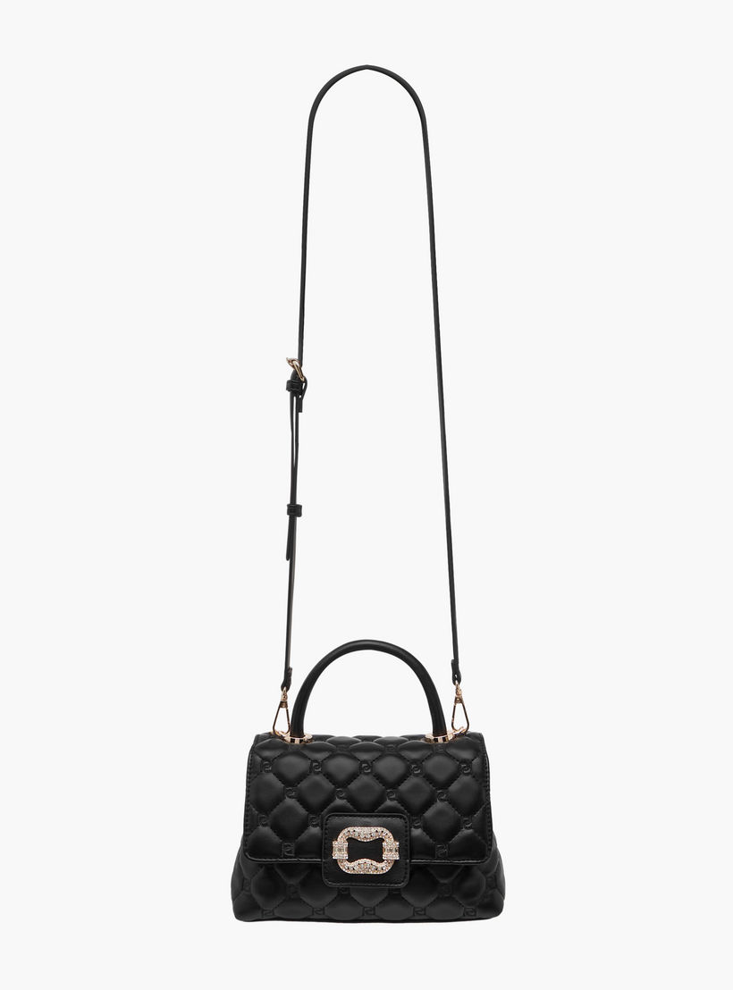 شنطة ساتشيل مبطنة بحزام قابل للفصل وطية إغلاق من بابريكا-women-bagsandwallets-handbags-image-2