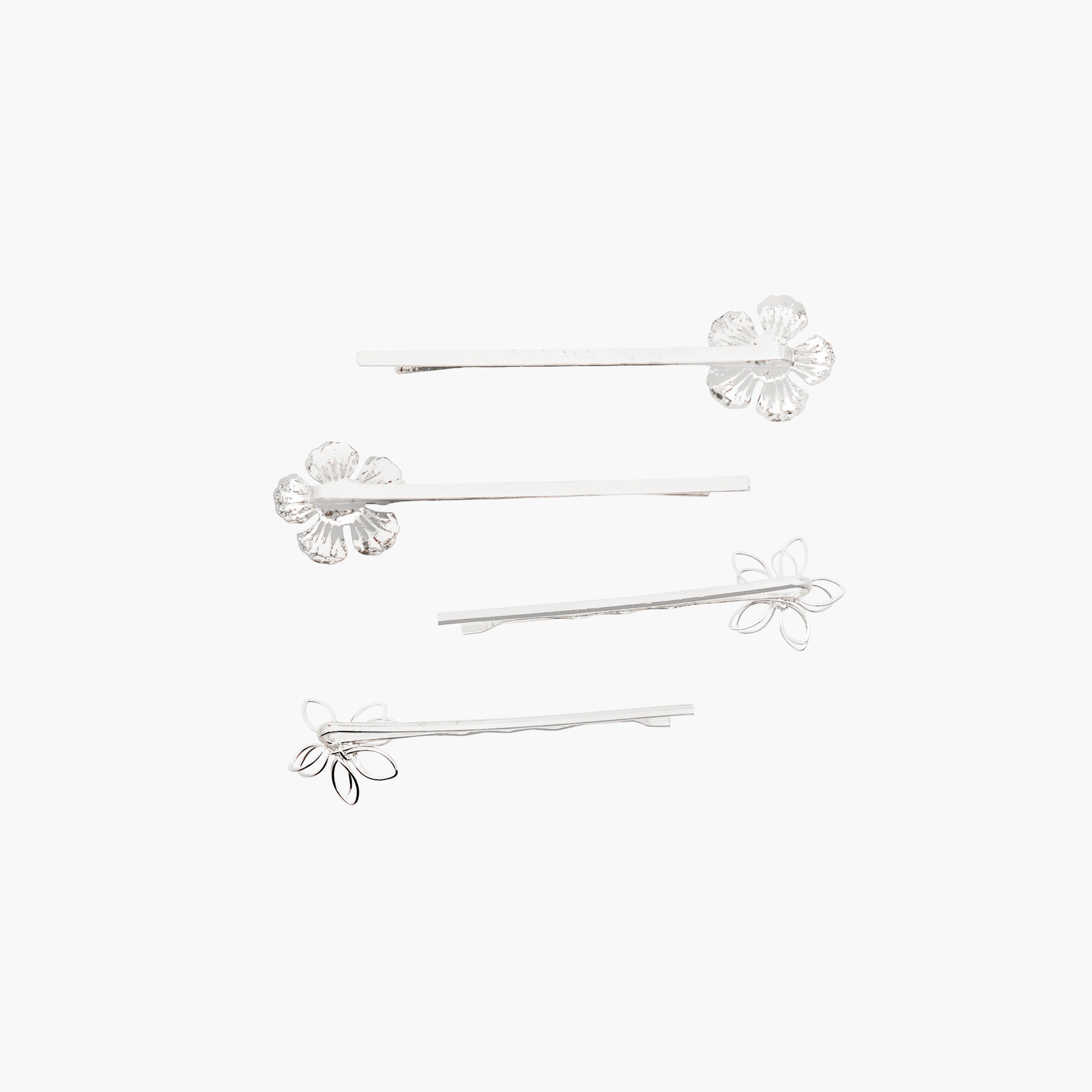 Floral Accent Detail Hairpin - Set of 4-women-hairaccessories-hairpins-image-3