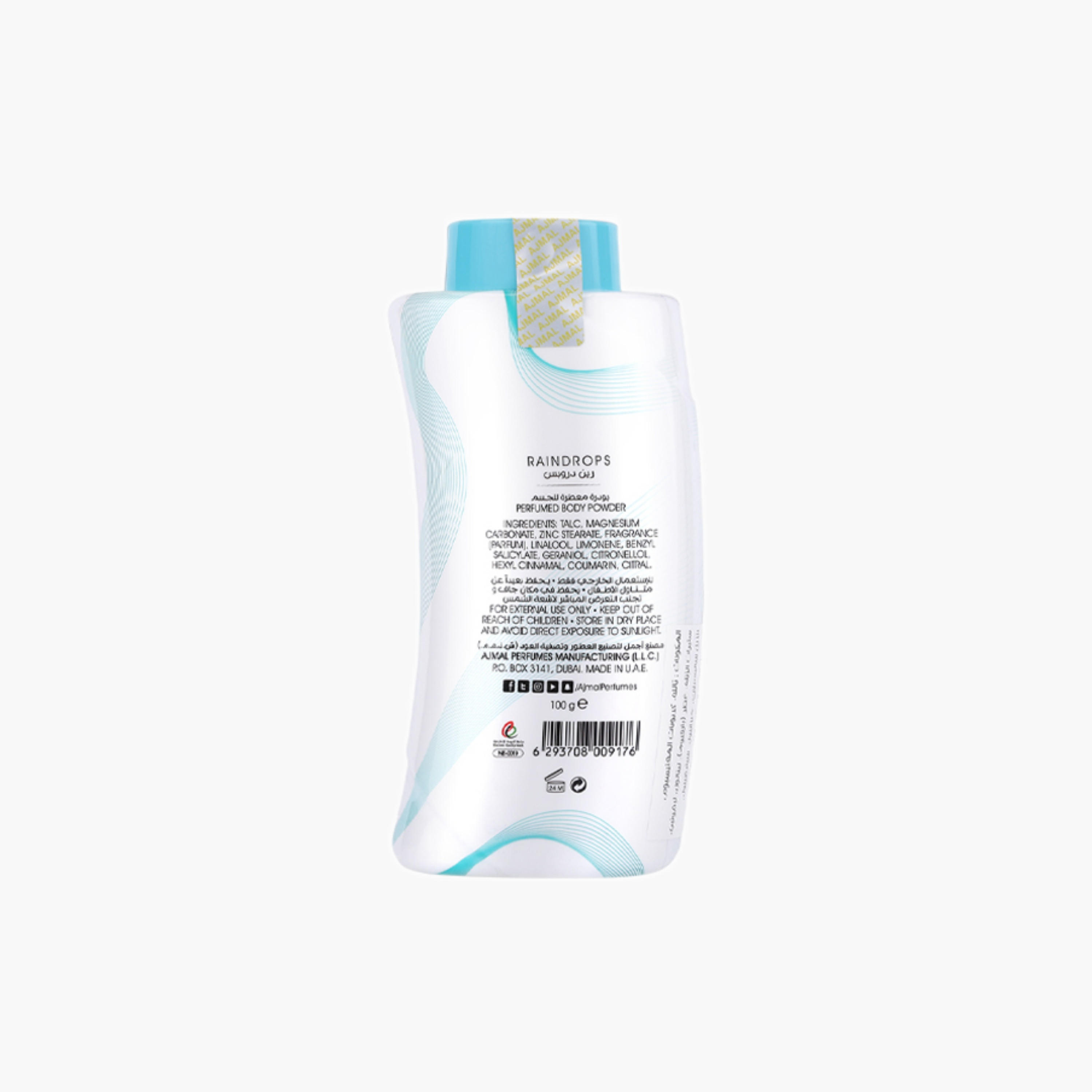Ajmal Raindrops Perfumed Body Powder-beautyandpersonalcare-fragrance-women-image-2