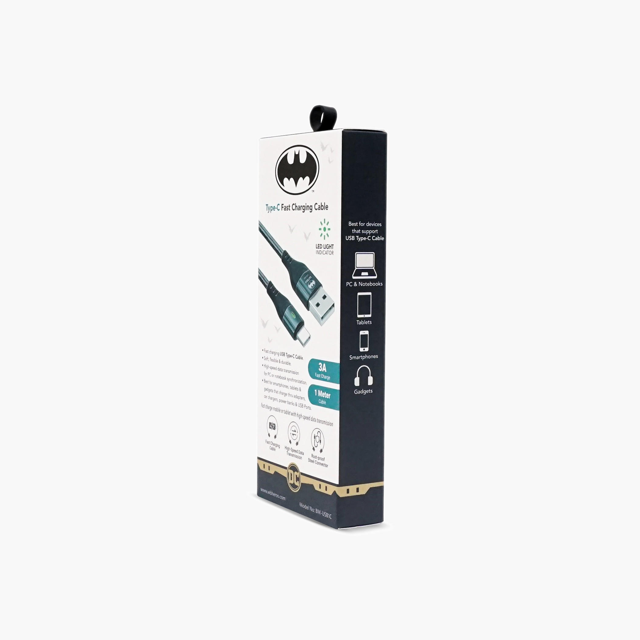 Touchmate Batman USB Type-C Cable-electronics-accessories-image-3