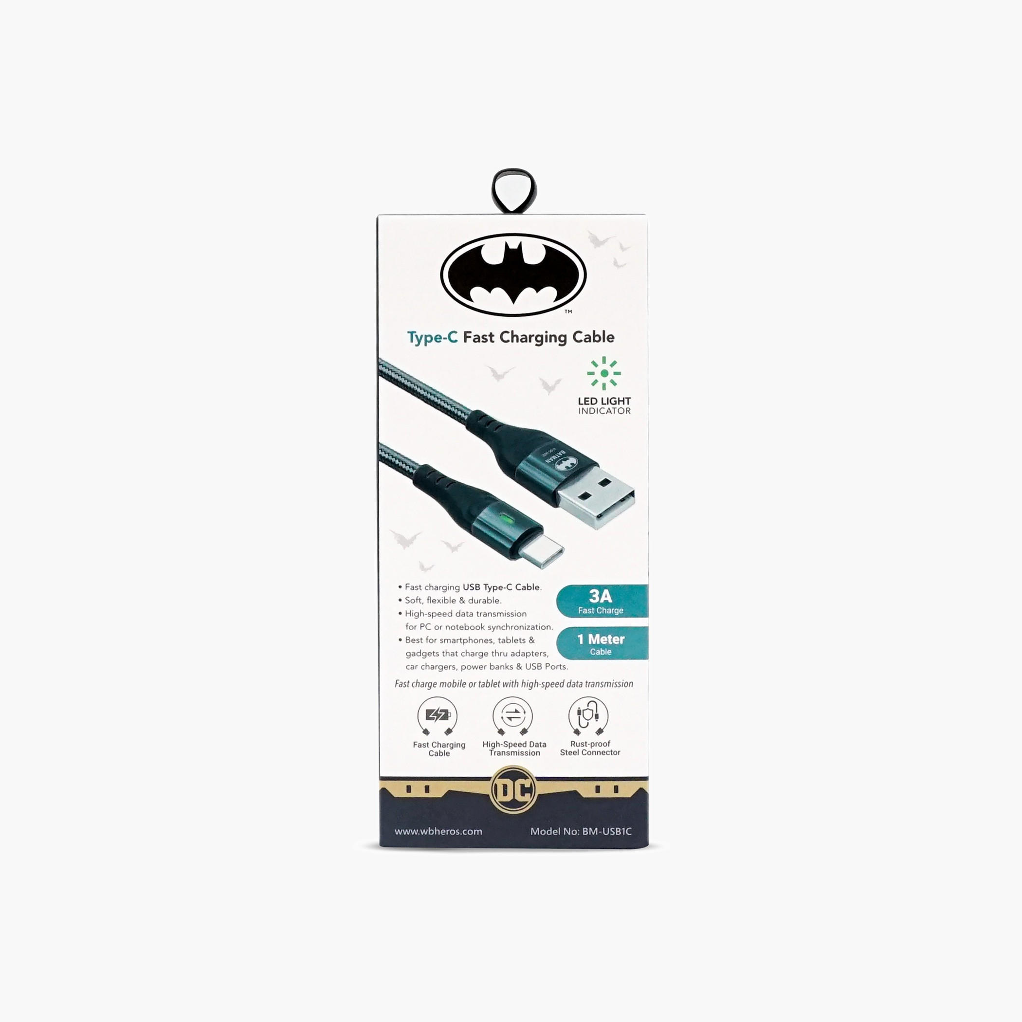 Touchmate Batman USB Type-C Cable-electronics-accessories-image-4