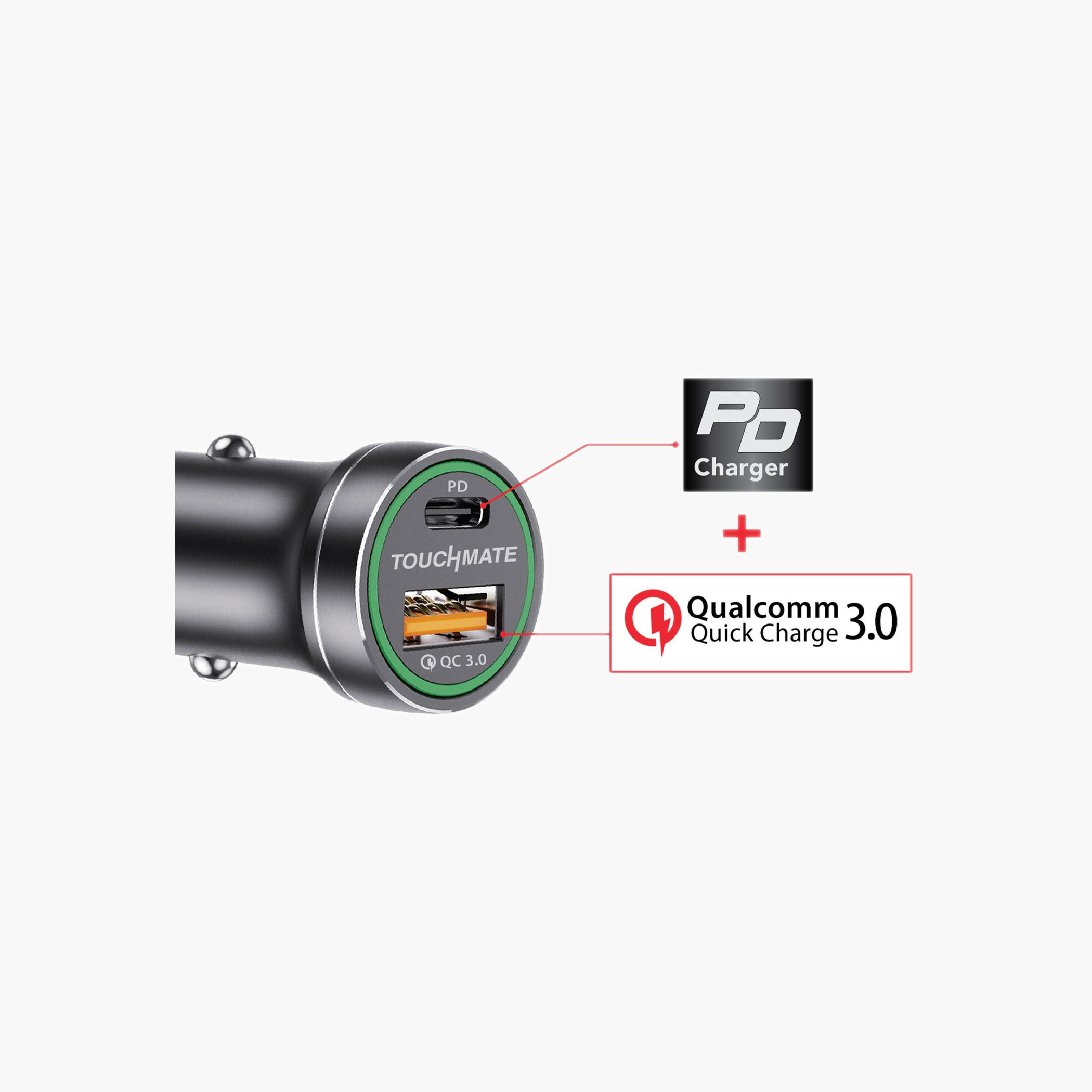 Touchmate Dual Port Car Charger-electronics-accessories-image-4
