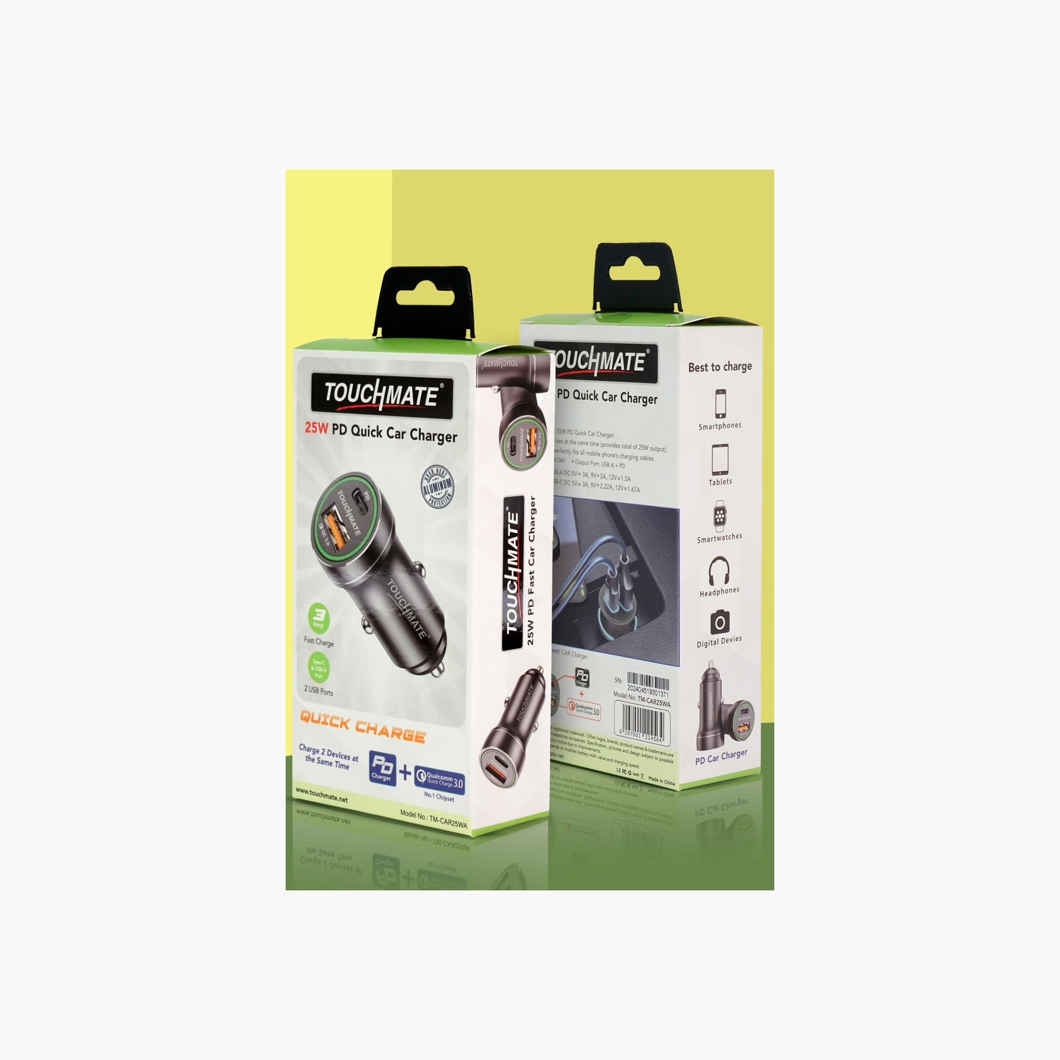 Touchmate Dual Port Car Charger-electronics-accessories-image-6