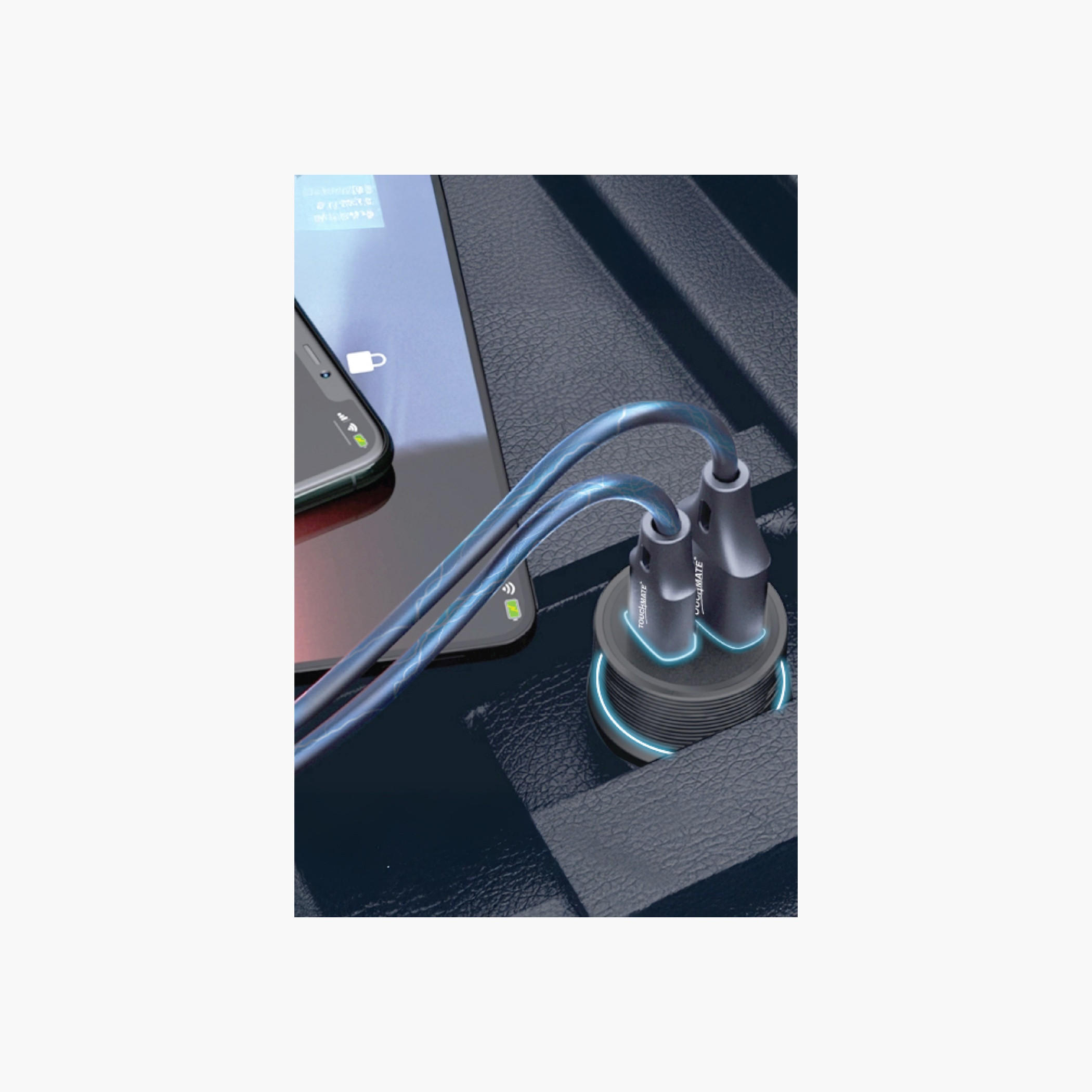 Touchmate 25W PD Car Charger with Type-C Cable-electronics-accessories-image-3