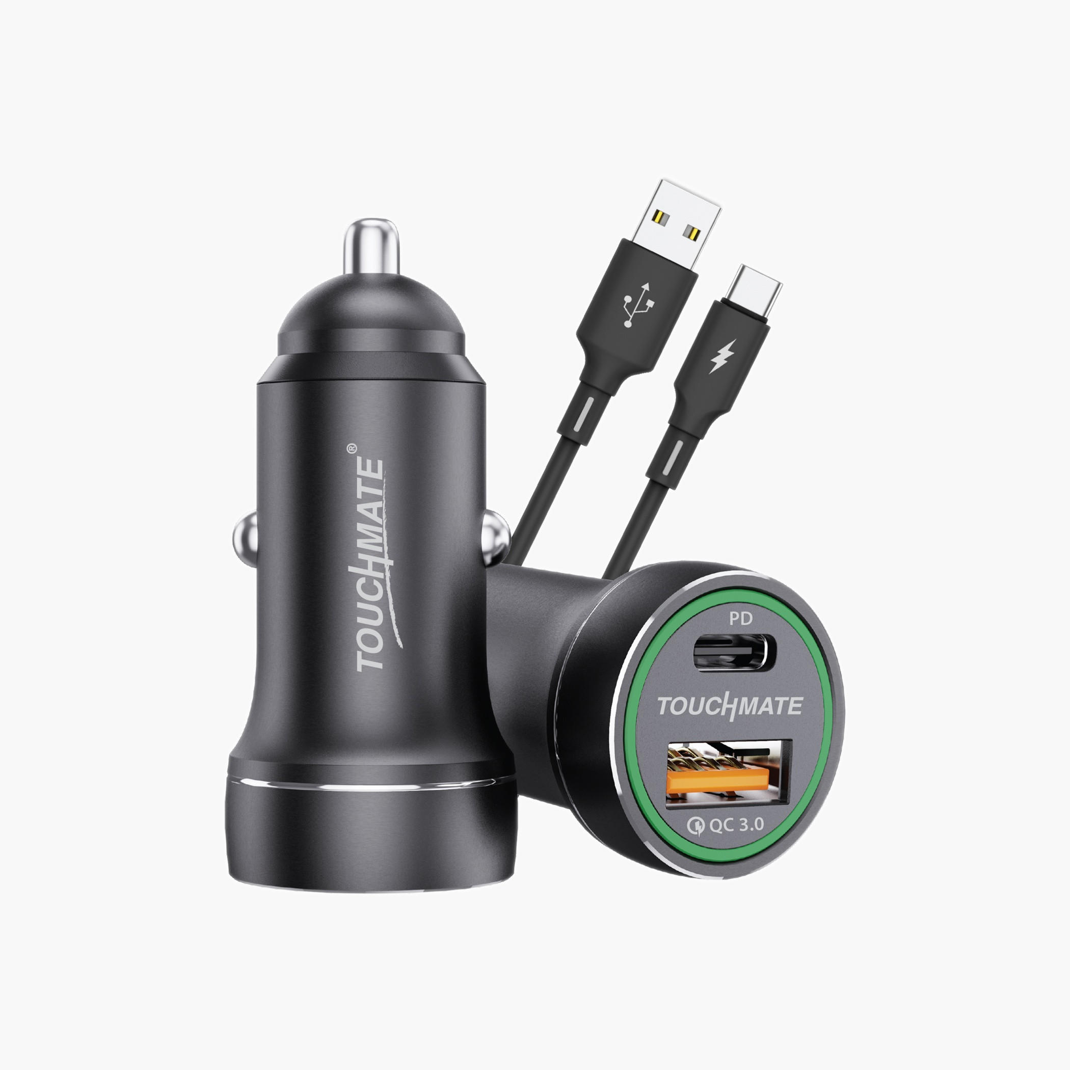 Touchmate 25W PD Car Charger with Type-C Cable-electronics-accessories-image-7