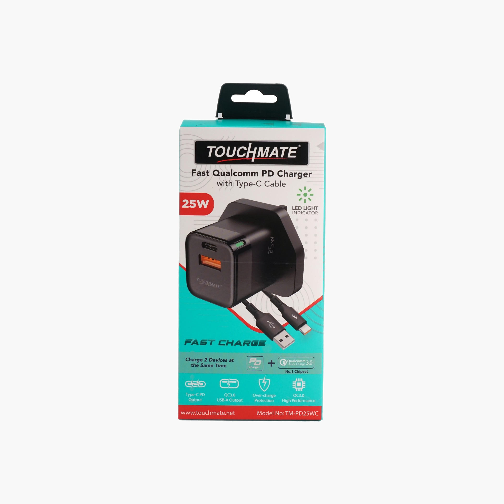 تاتش ميتشاحن حائط 25 واط-electronics-accessories-image-1