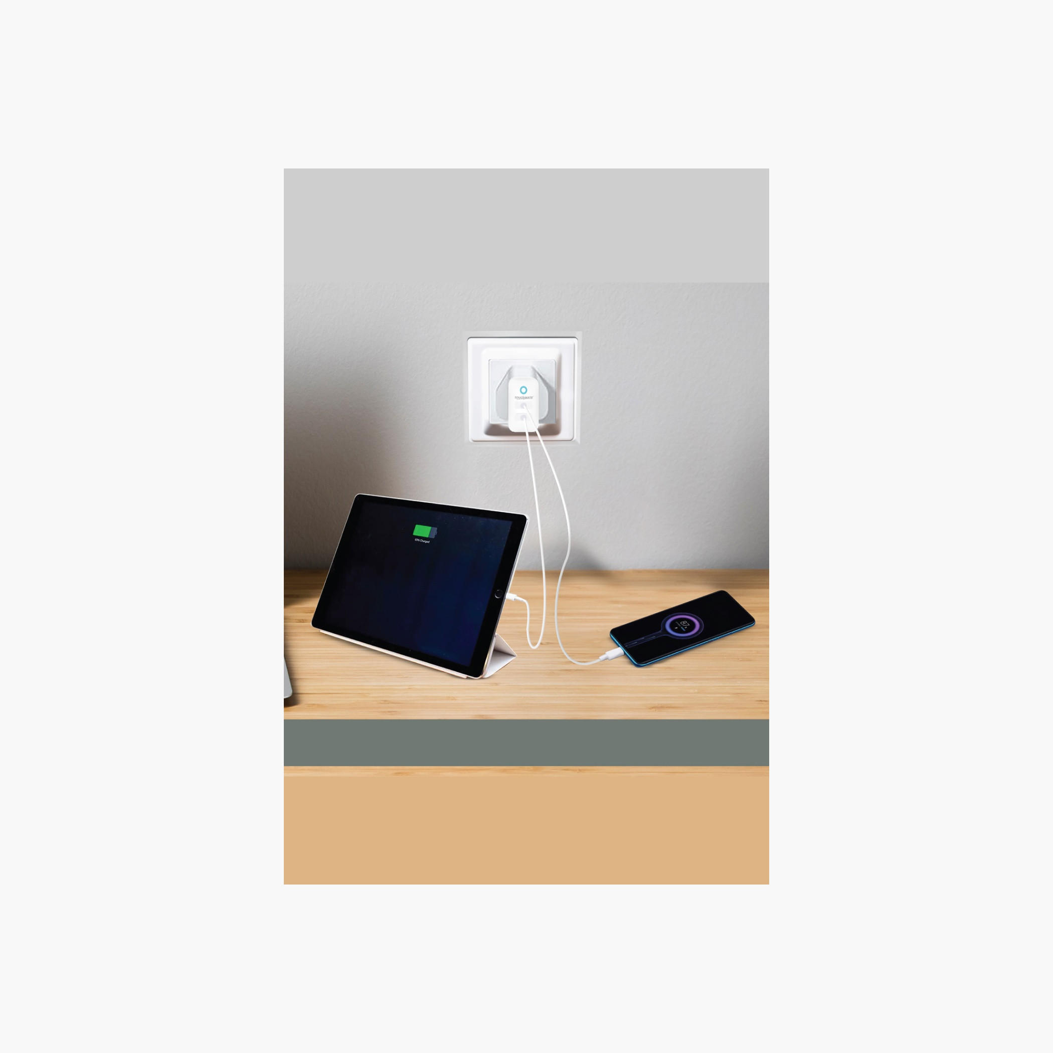 تاتش ميتشاحن حائط سريع الشحن تايب سي-electronics-accessories-image-1