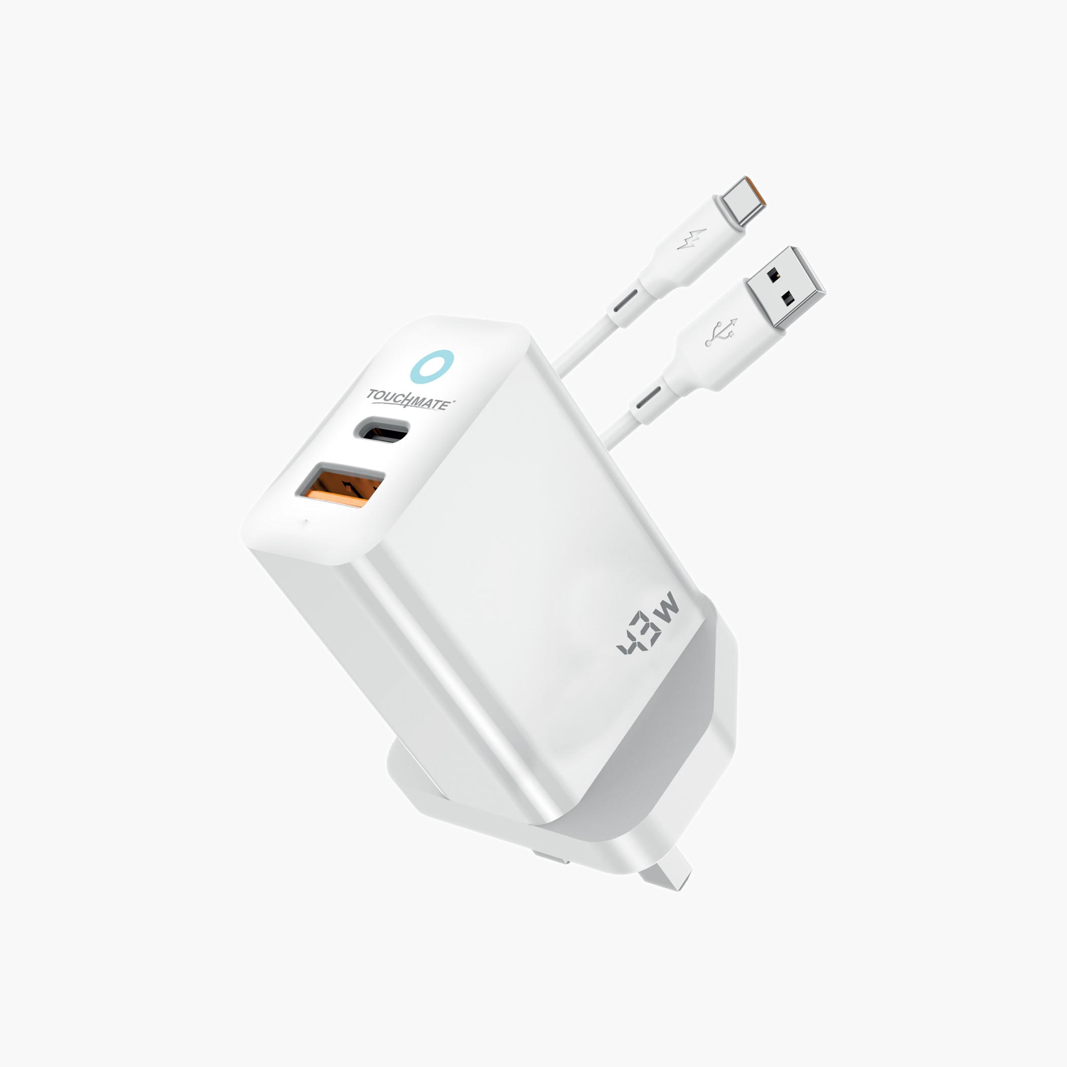 تاتش ميتشاحن حائط سريع الشحن تايب سي-electronics-accessories-image-4