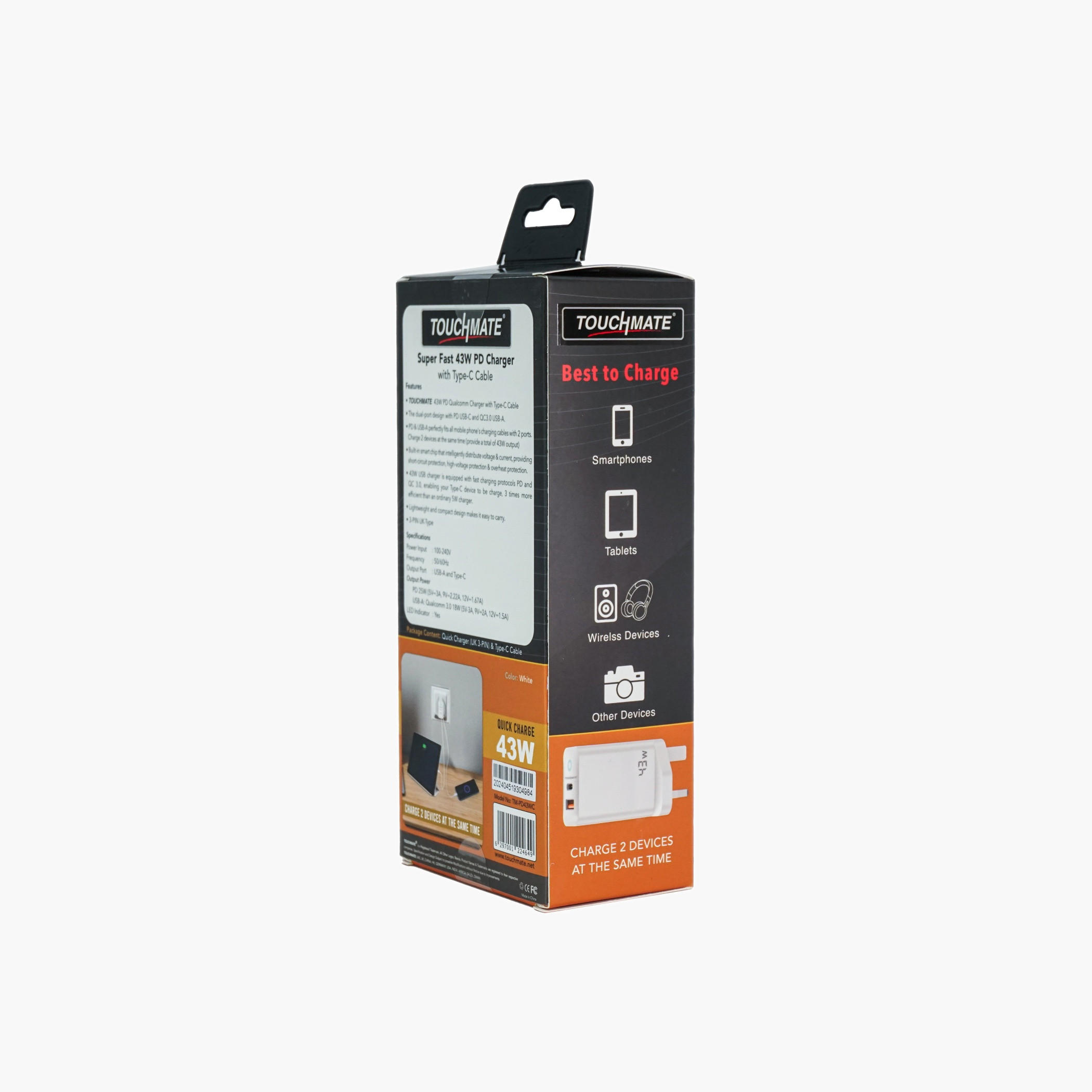 تاتش ميتشاحن حائط سريع الشحن تايب سي-electronics-accessories-image-8