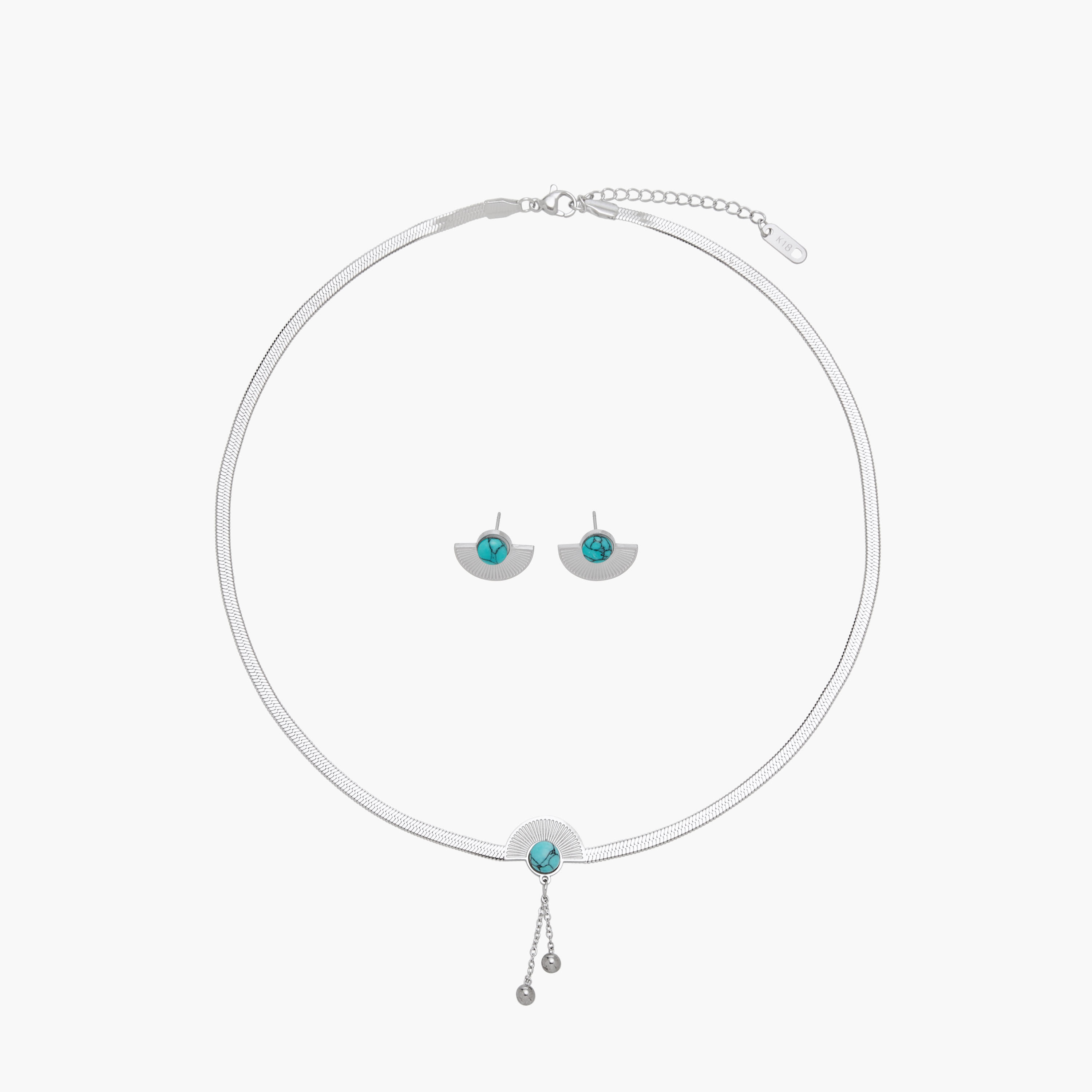 طقم عقد وحلق مزين-women-watchesandjewellery-jewellery-jewellerysets-image-1