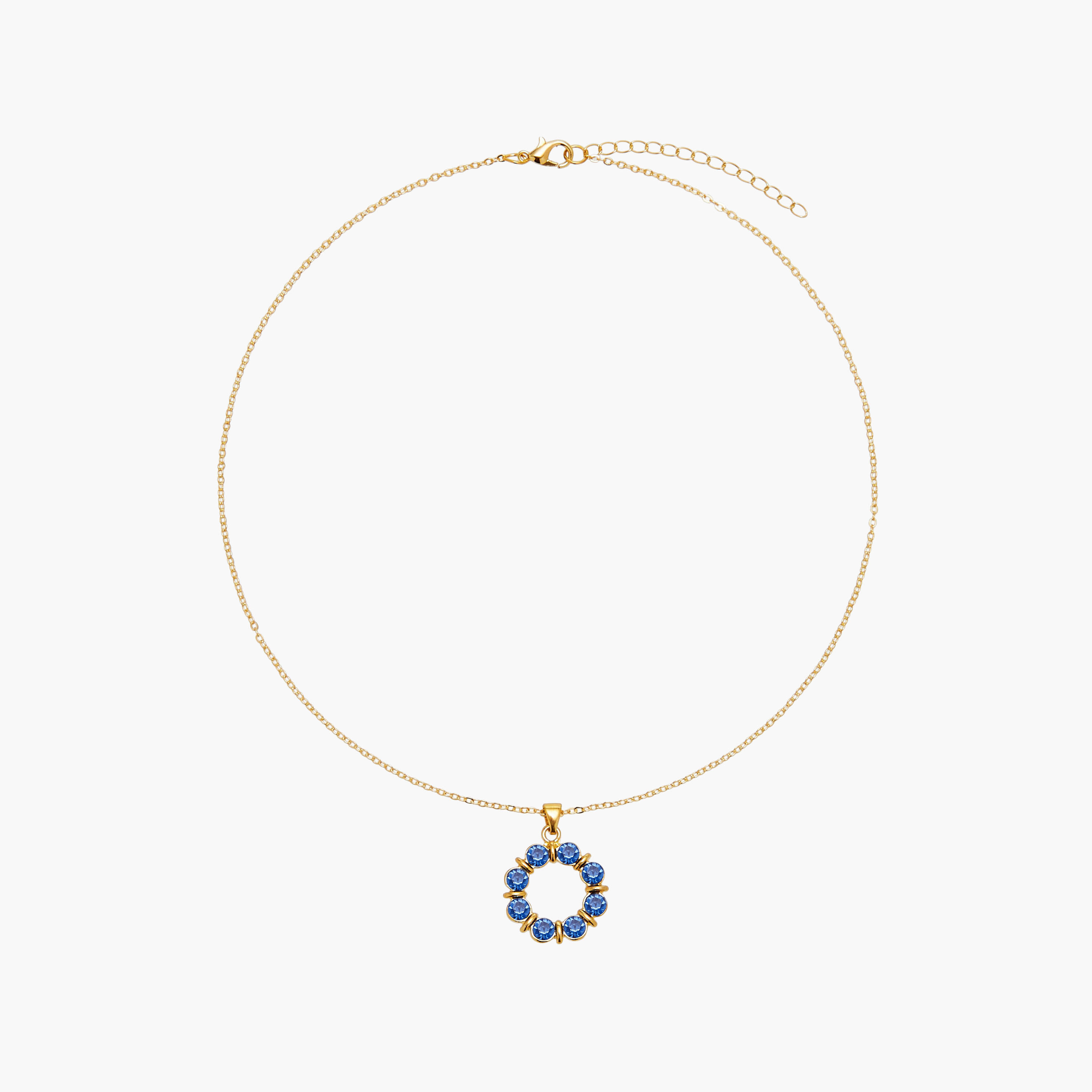 Cubic Zirconia Embellished Pendant Necklace and Earrings Set-women-watchesandjewellery-jewellery-jewellerysets-image-2