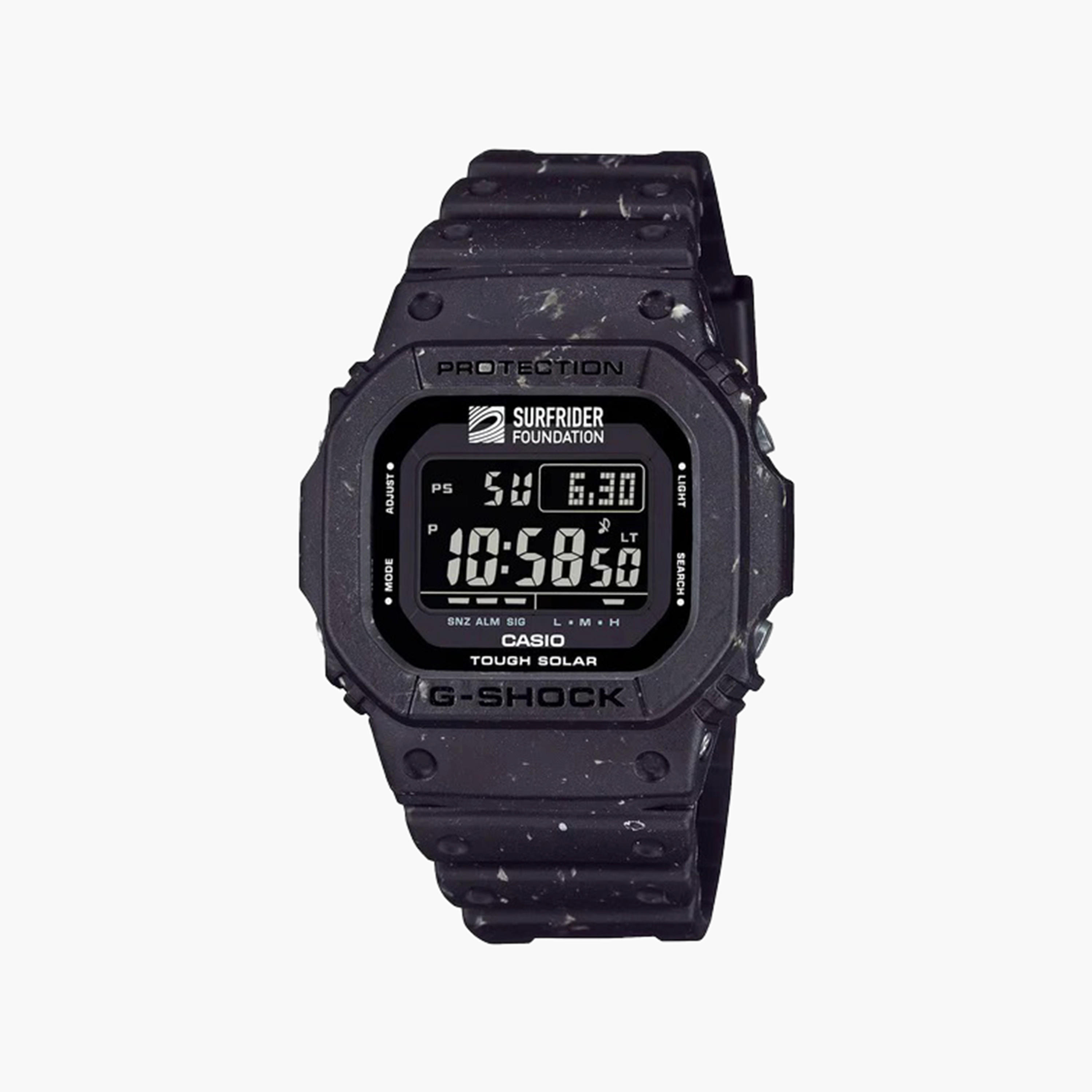 ساعة G-SHOCK للرجال 43 مم للرجال ذات حزام بلاستيكي رقمي متعدد الألوان | G-5600SRF-1DR-men-watchesandjewellery-watches-image-2