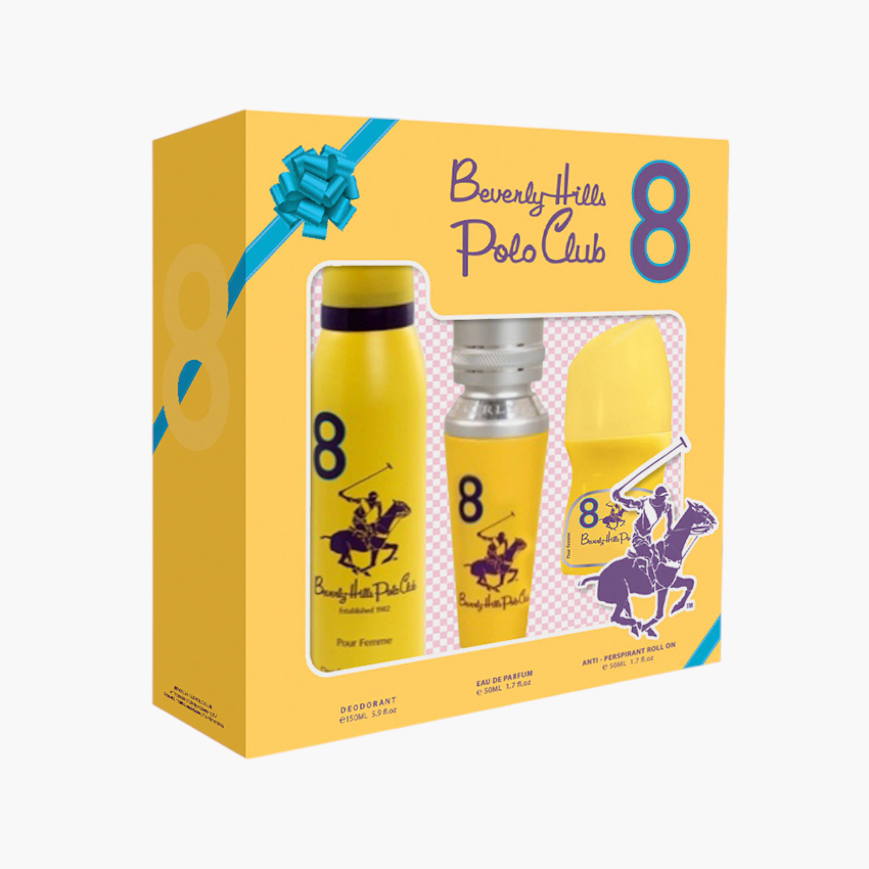 Beverly Hills Polo Club 3-Piece Perfume Gift Set for Women-beautyandpersonalcare-giftsets-image-1