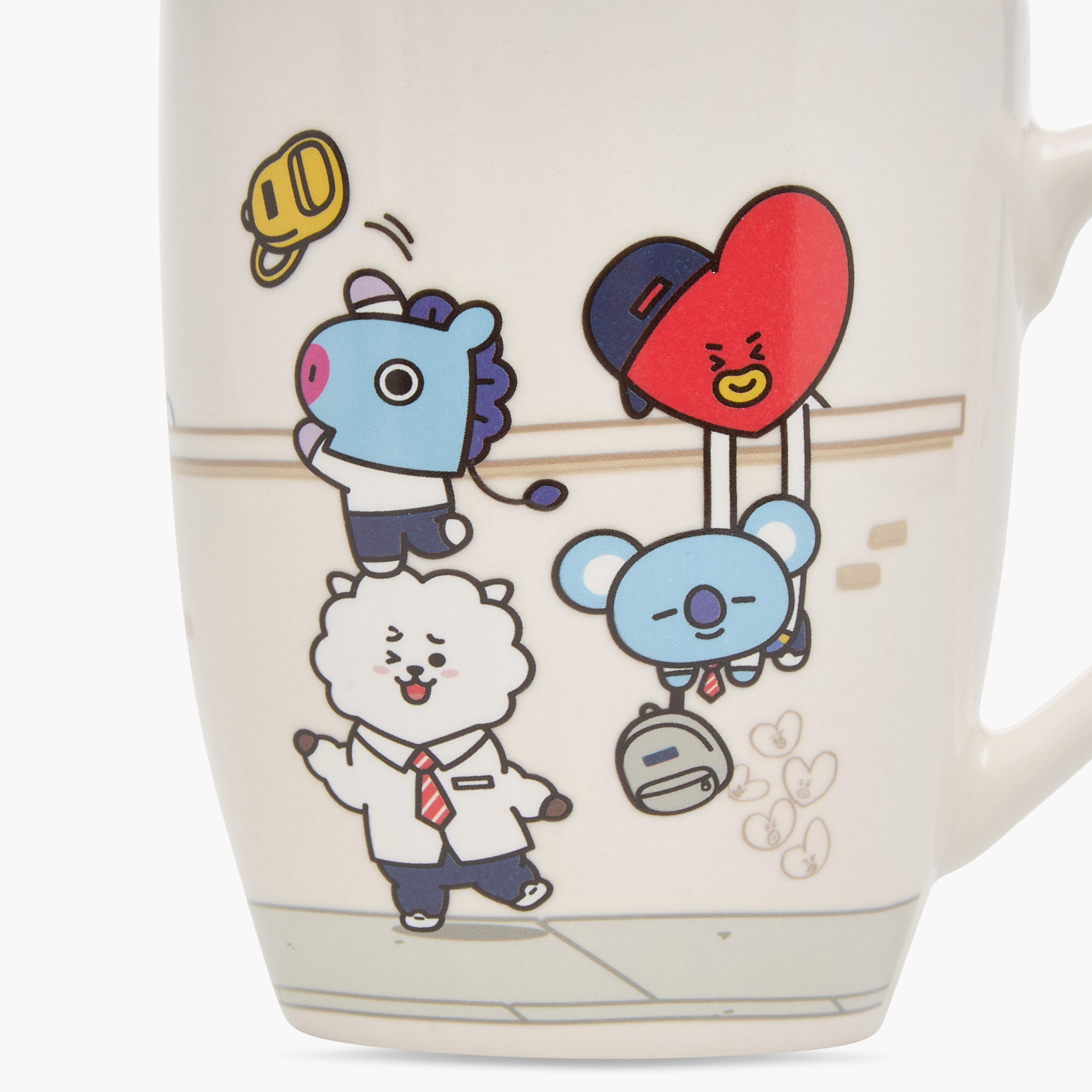BT21 Universtar School Porcelain Mug with Handle - 330 ml-household-dining-teaandcoffee-mugsandcups-image-3