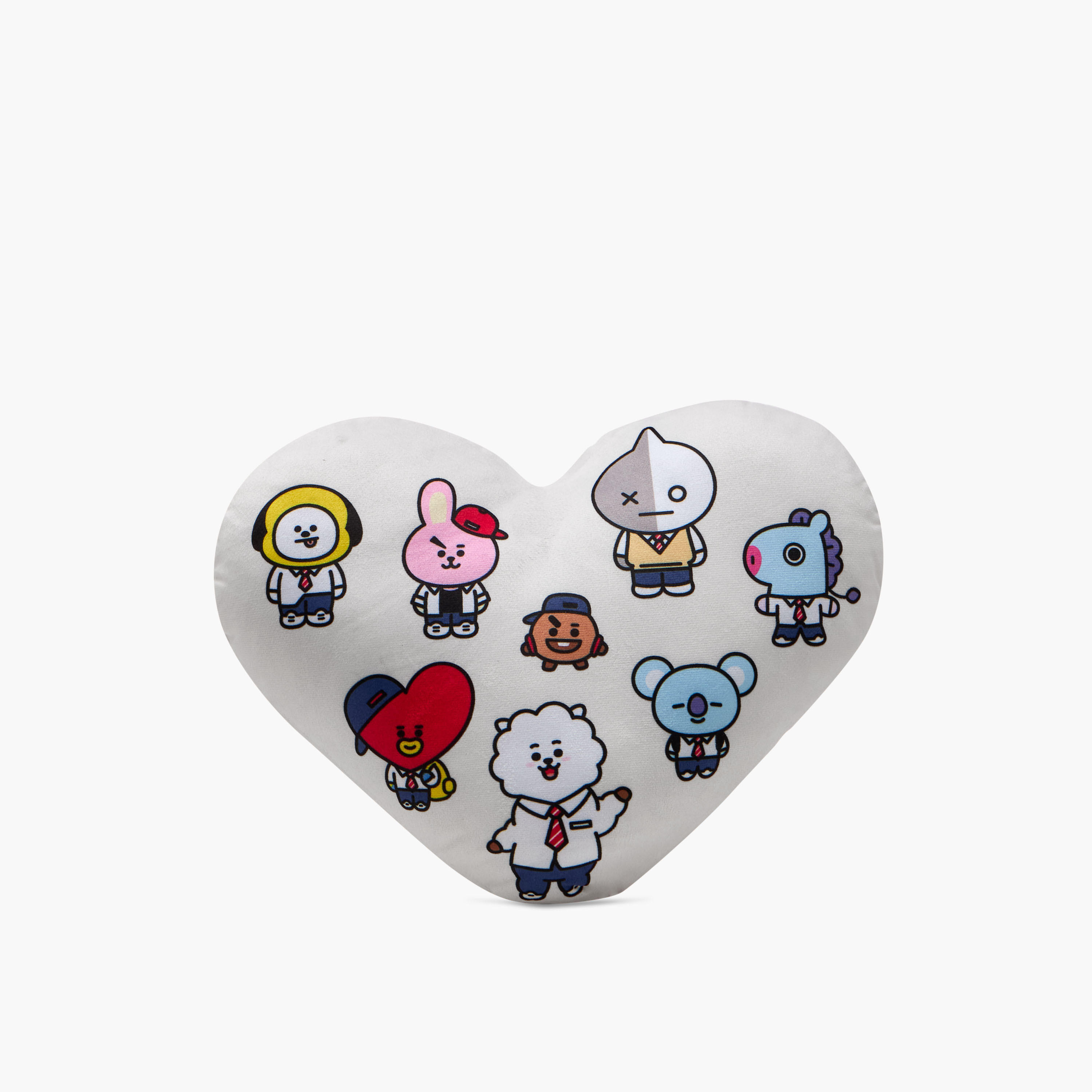 BT21 Print Velvet Cushion - 30x50 cms-household-cushionsandthrows-filledcushions-decorativecushions-image-1
