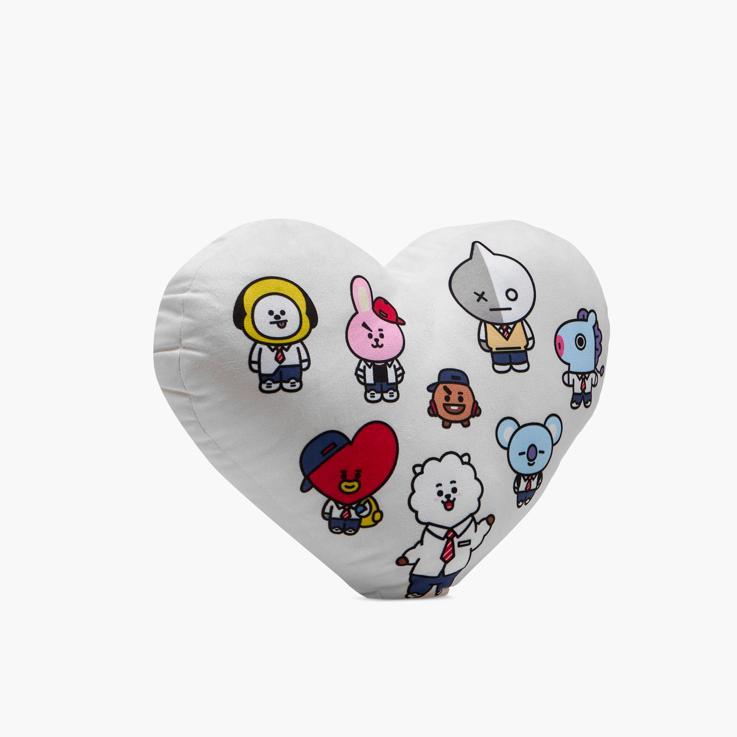 BT21 Print Velvet Cushion - 30x50 cms-household-cushionsandthrows-filledcushions-decorativecushions-image-2
