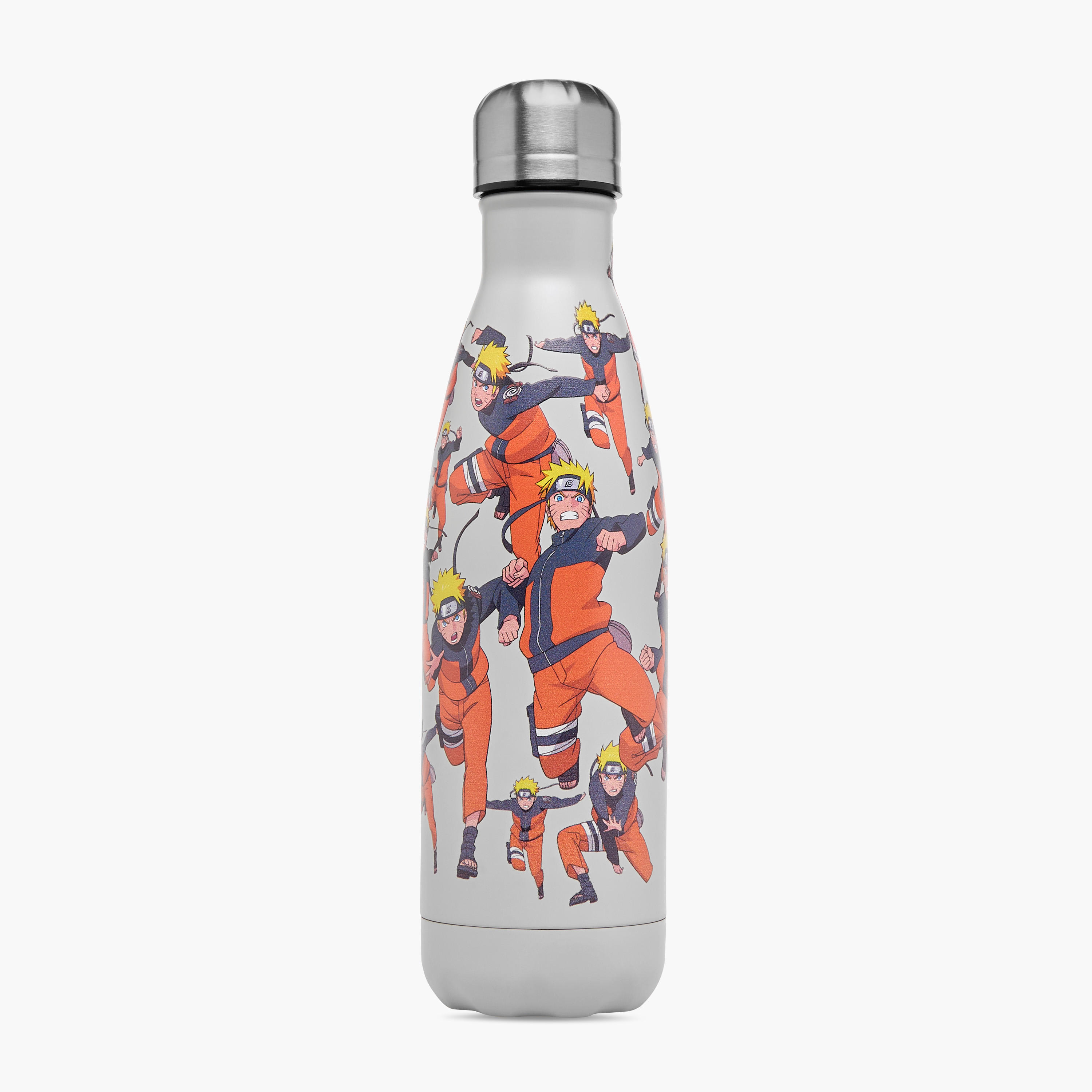 Naruto Printed Stainless Steel Water Bottle - 500 ml-school-waterbottles-image-1