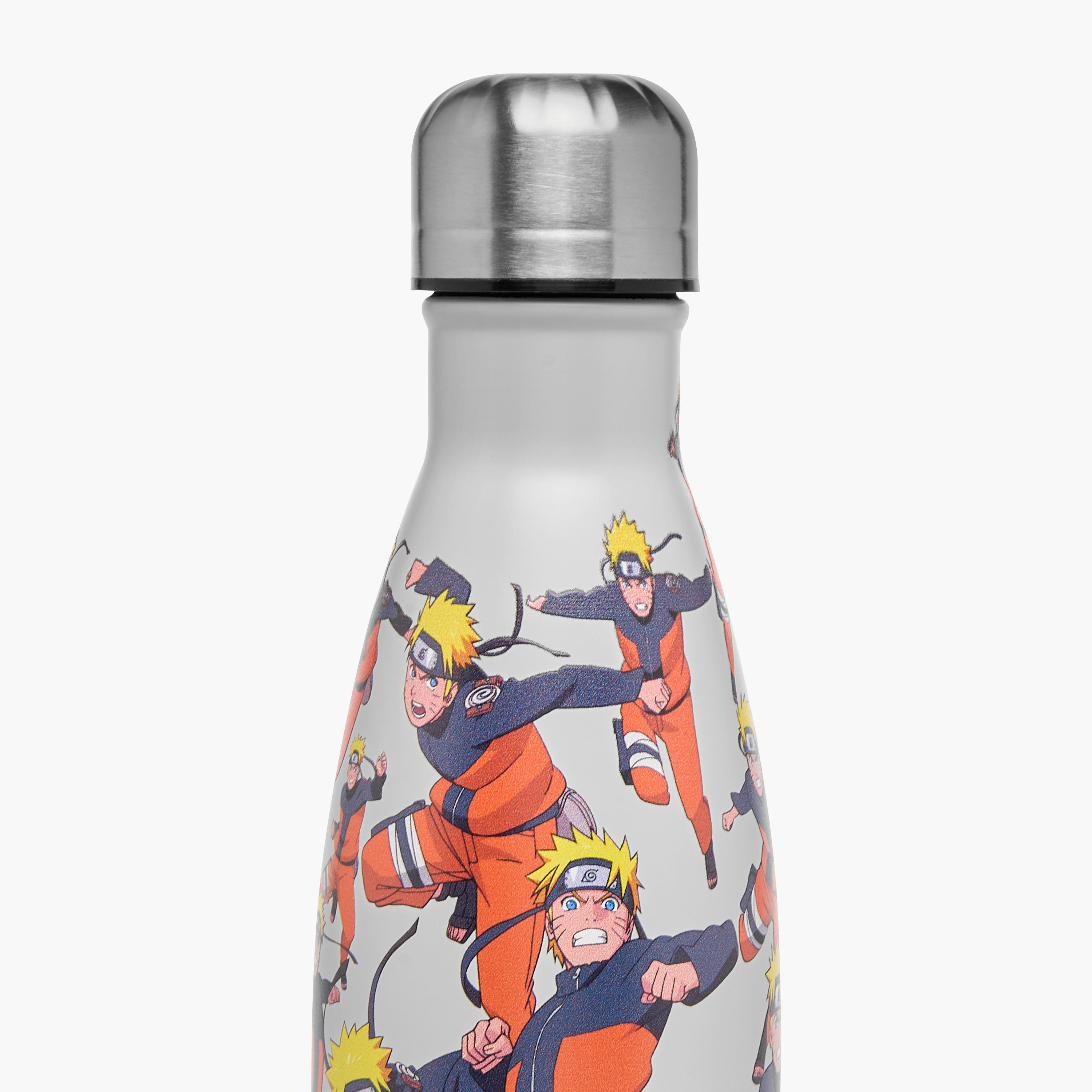 Naruto Printed Stainless Steel Water Bottle - 500 ml-school-waterbottles-image-3