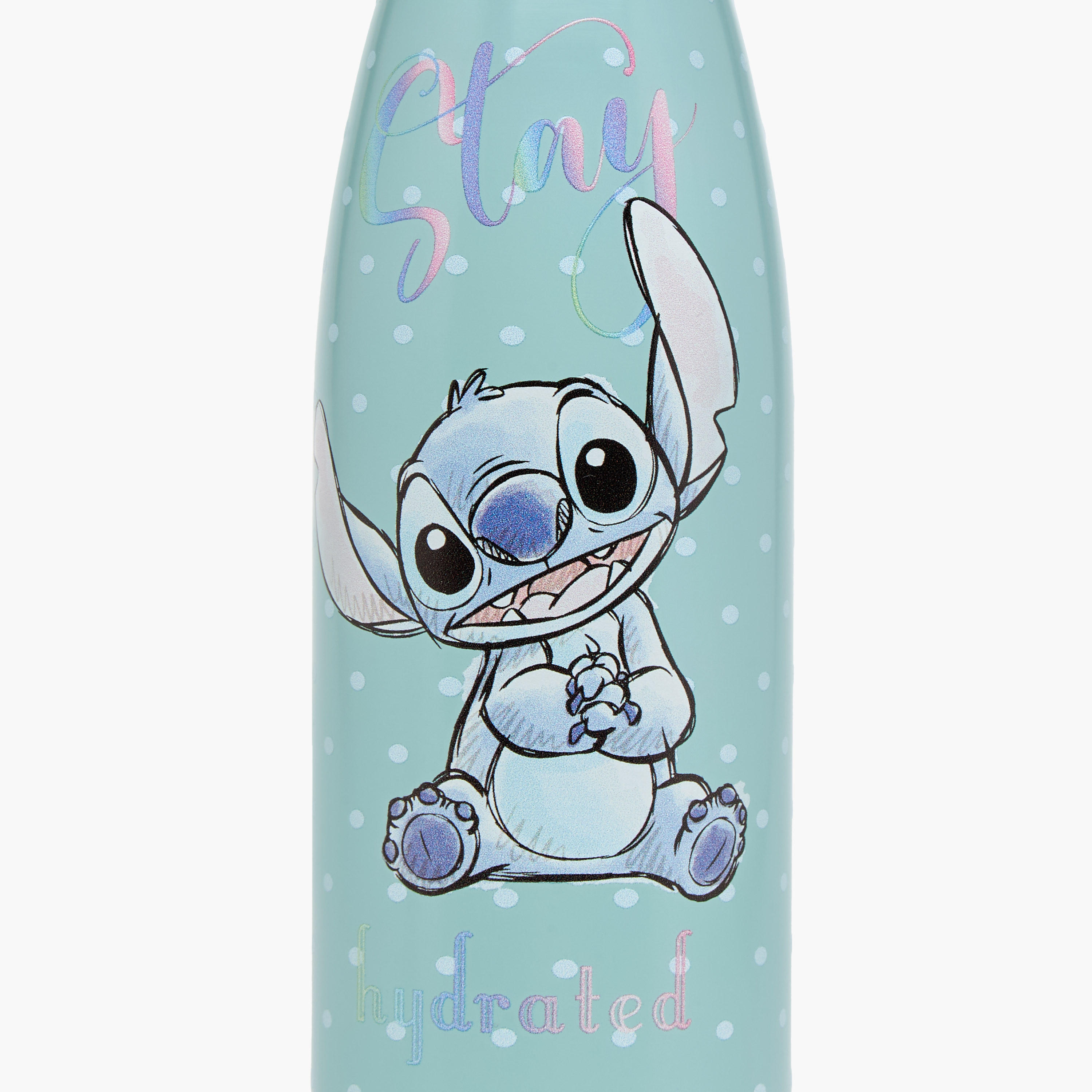 Stitch Print Stainless Steel Water Bottle - 500 ml-school-waterbottles-image-6