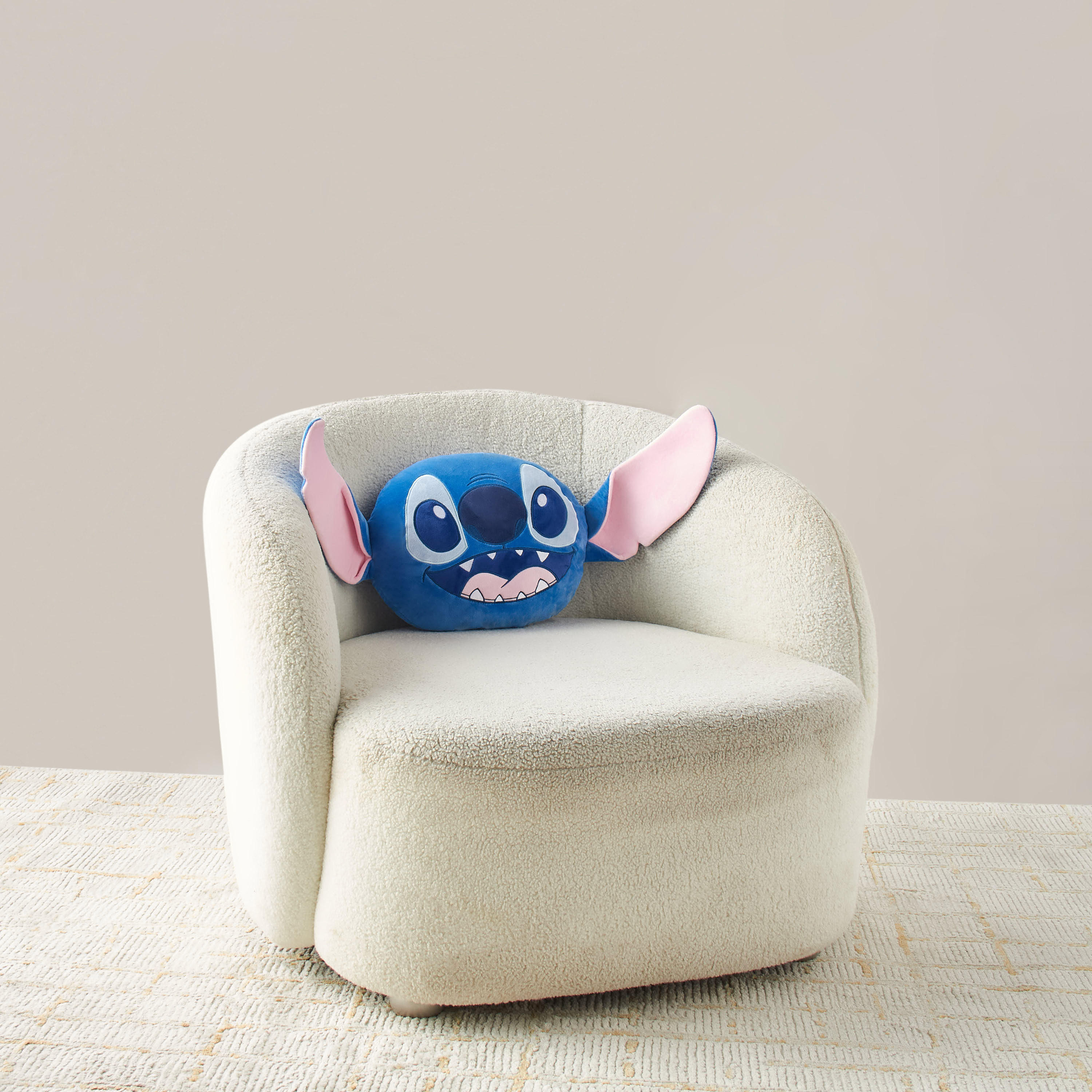 وسادة مخملية بشكل شخصية ستيتش - 30×25 سم-household-cushionsandthrows-filledcushions-decorativecushions-image-2