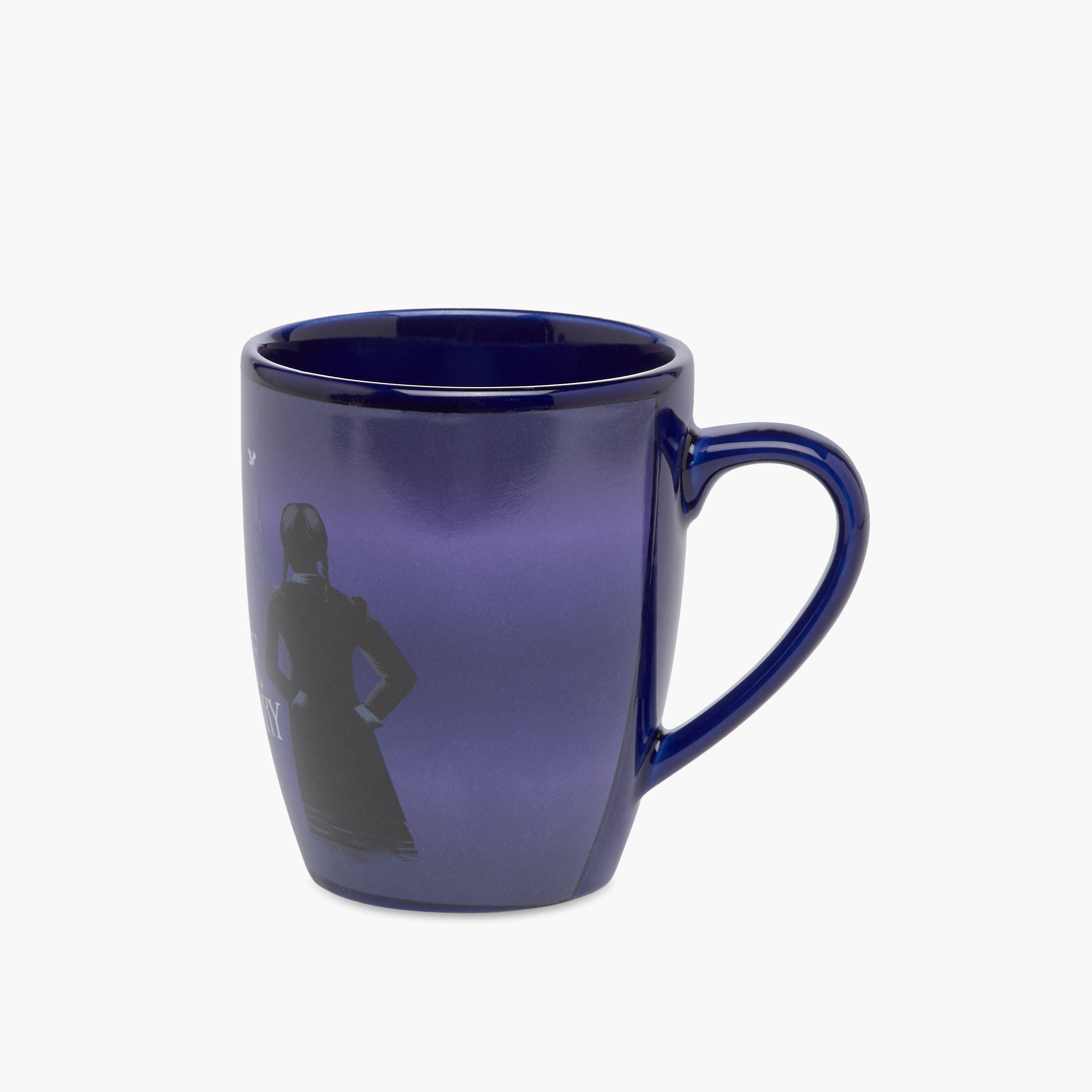 Wednesday Print Porcelain Mug with Handle - 330 ml-household-dining-teaandcoffee-mugsandcups-image-1