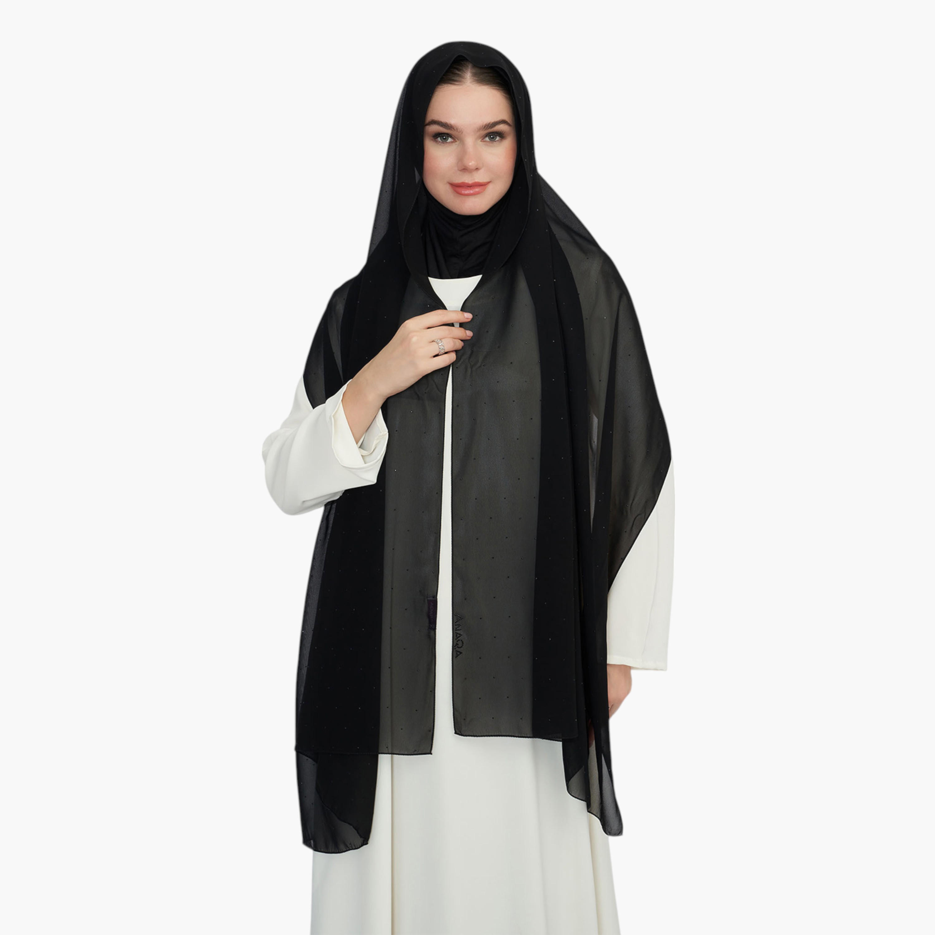 Stone Embellished Hijab-women-arabicclothing-headscarf-hijab-image-2