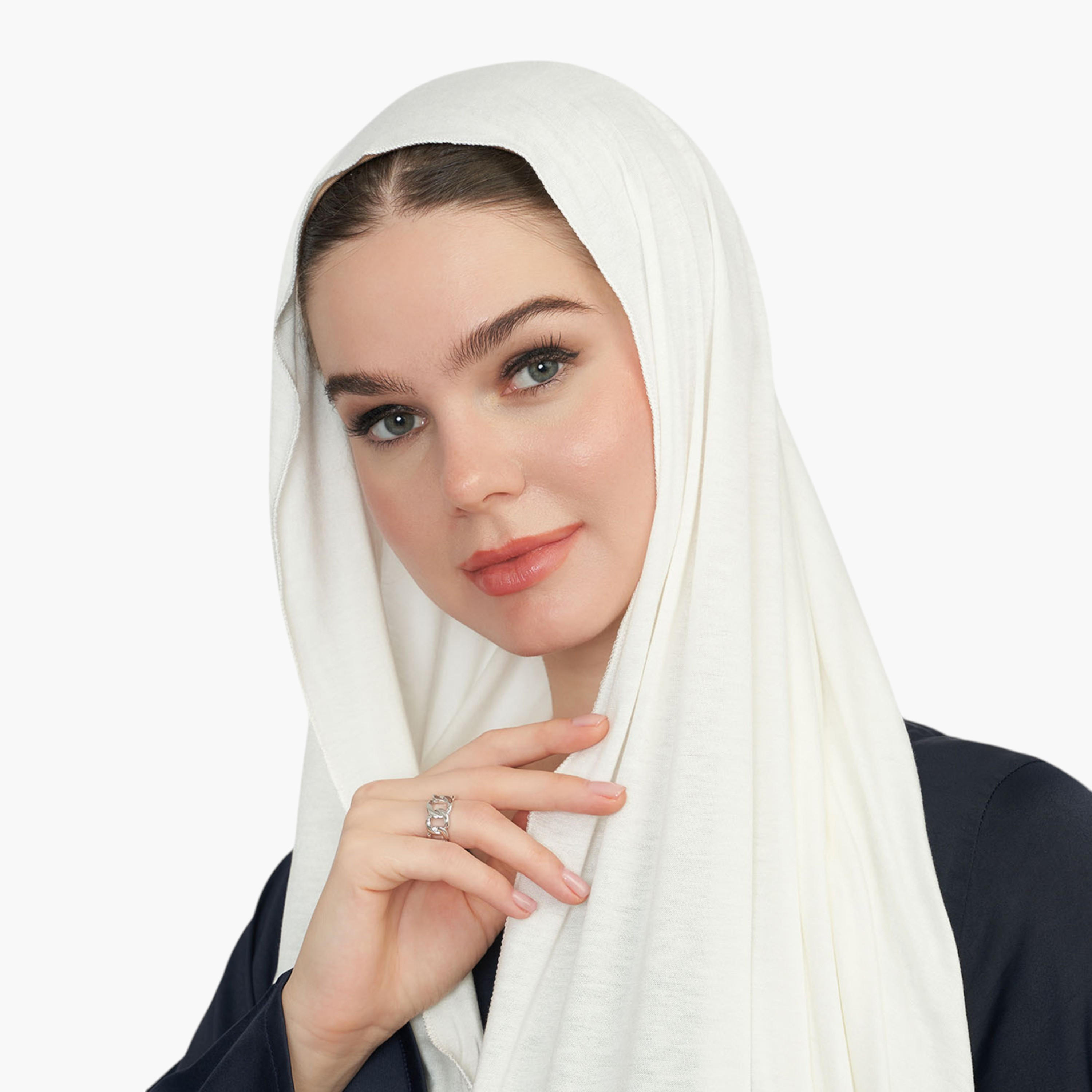 حجاب بتطريز شعار-women-arabicclothing-headscarf-hijab-image-1