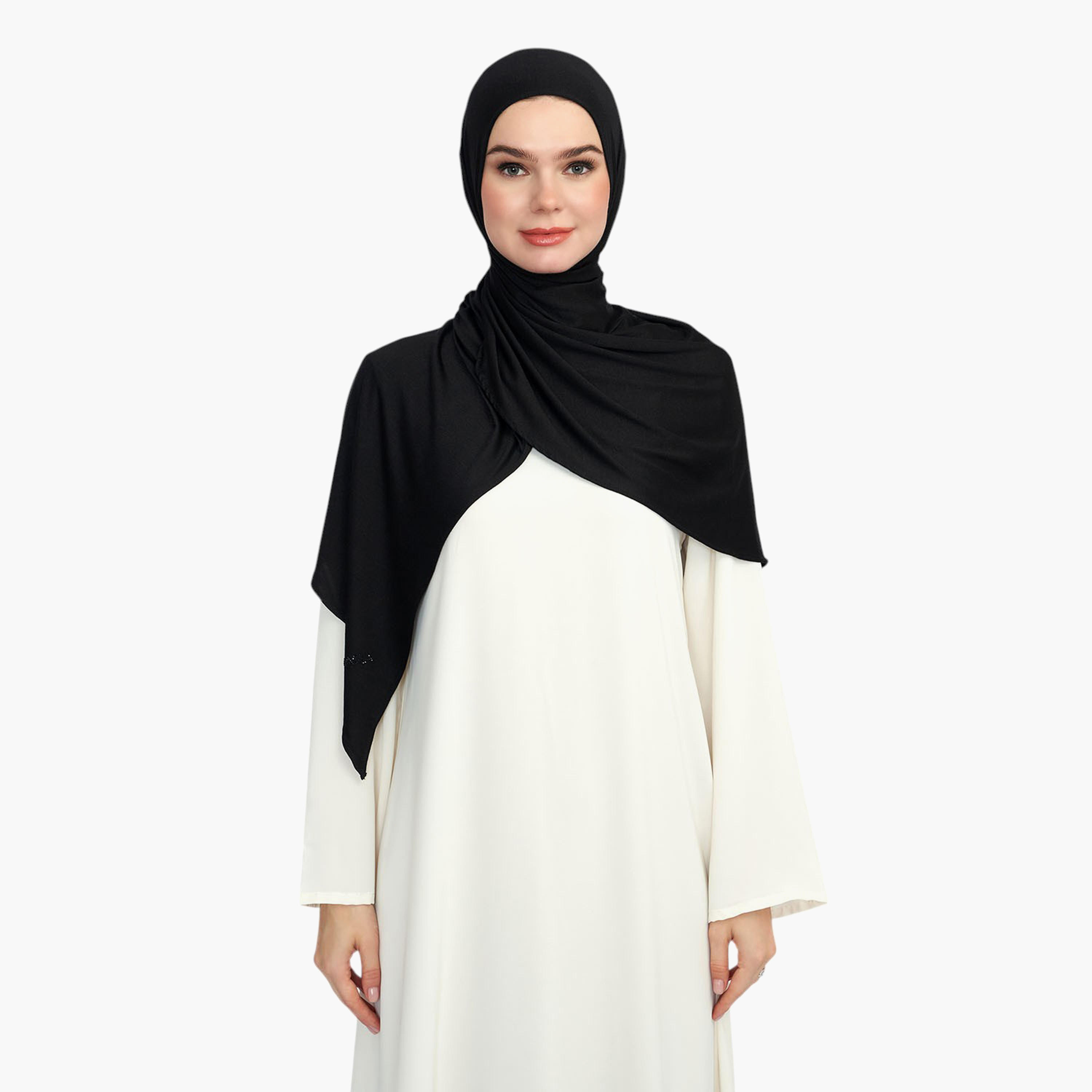 Stone Embellished Hijab-women-arabicclothing-headscarf-hijab-image-3