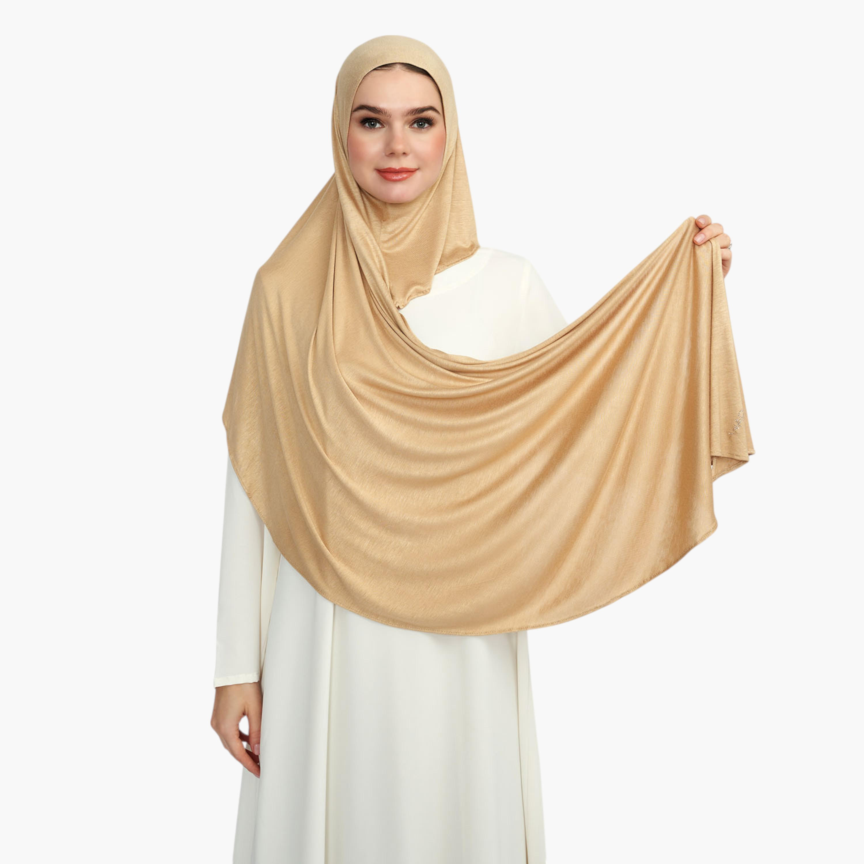 Solid Hijab-women-arabicclothing-headscarf-hijab-image-2