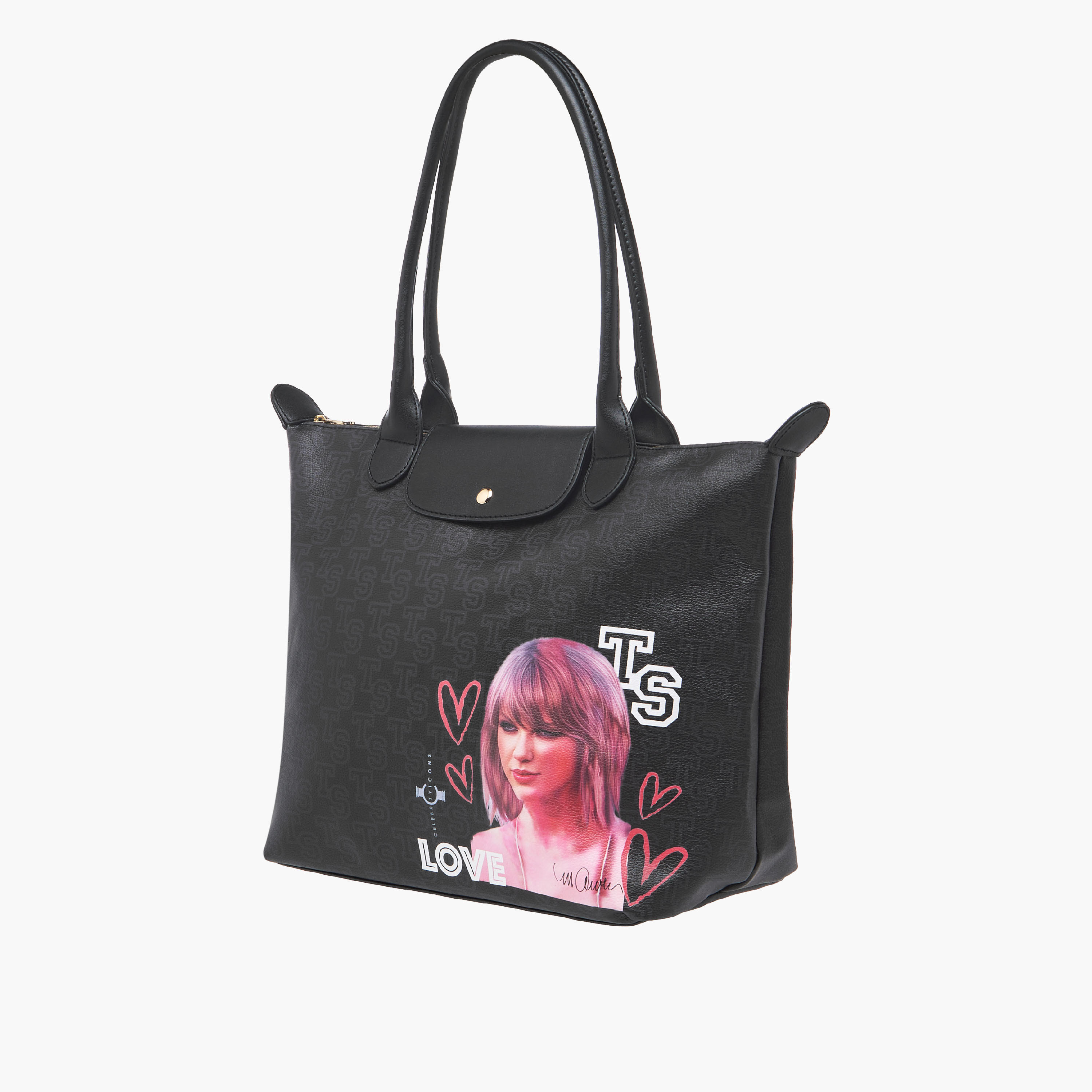 Sasha Celebrity Icons Taylor Swift Tote Bag with Double Handles-women-bagsandwallets-handbags-image-3
