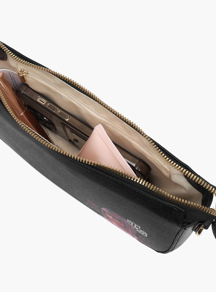 Sasha Taylor Swift Print Shoulder Bag with Detachable Strap and Zip Closure-women-bagsandwallets-handbags-image-8