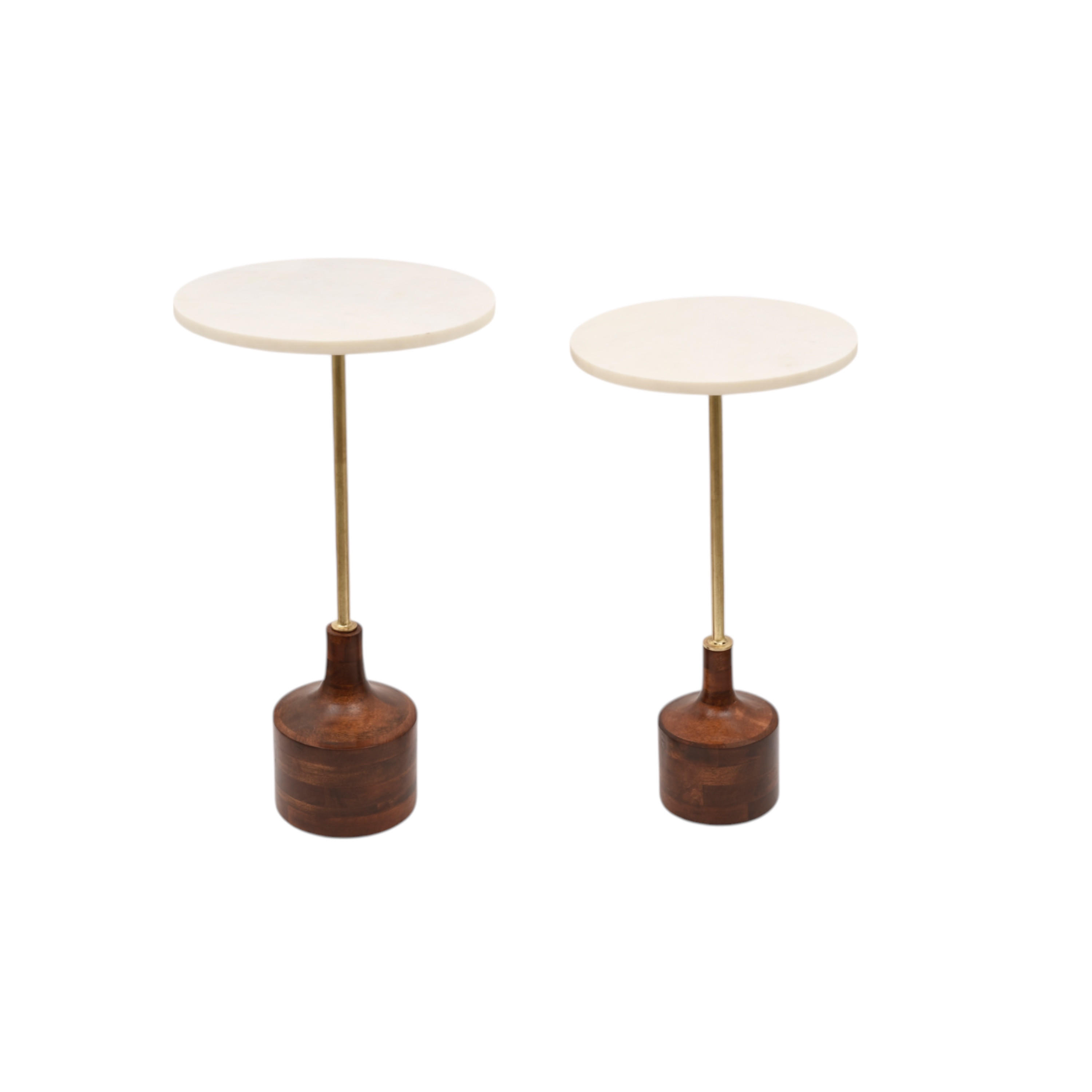 Crafted by Lifestyle Marble Top Accent Table-furniture-livingroom-sideandendtables-image-2