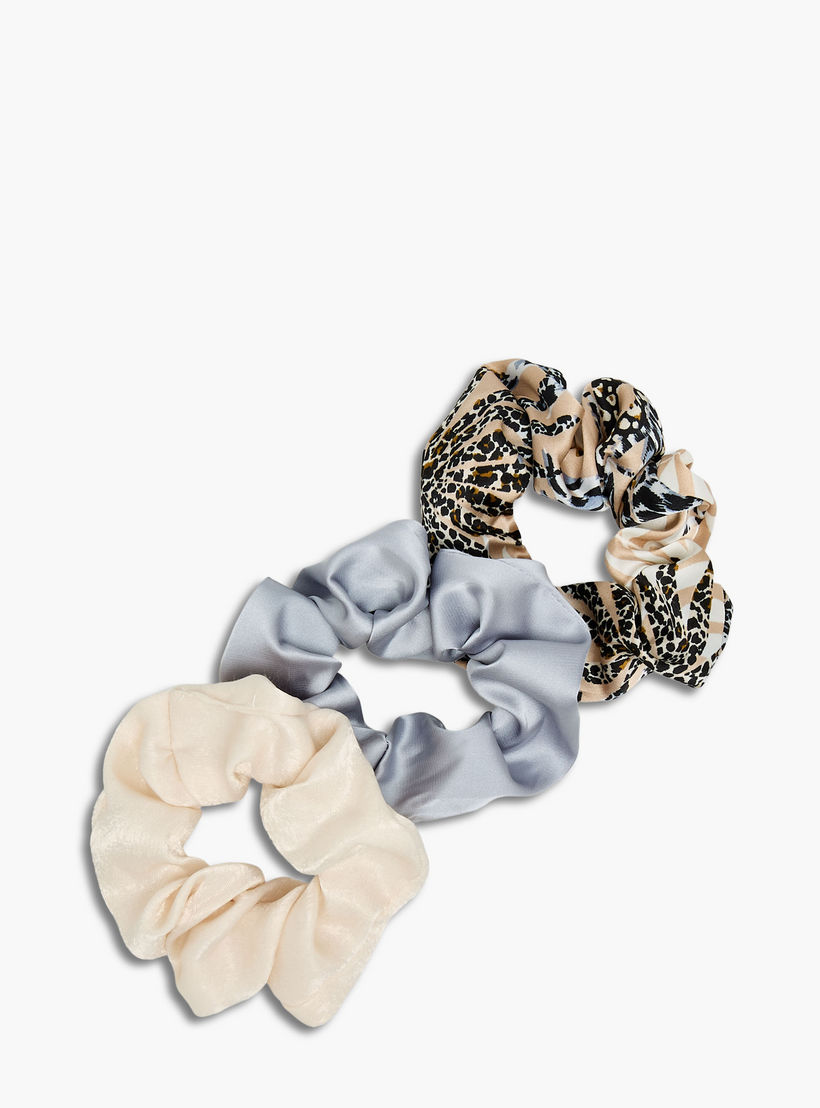 Pack of 3 Assorted Hair Scrunchie-women-hairaccessories-scrunchies-image-3