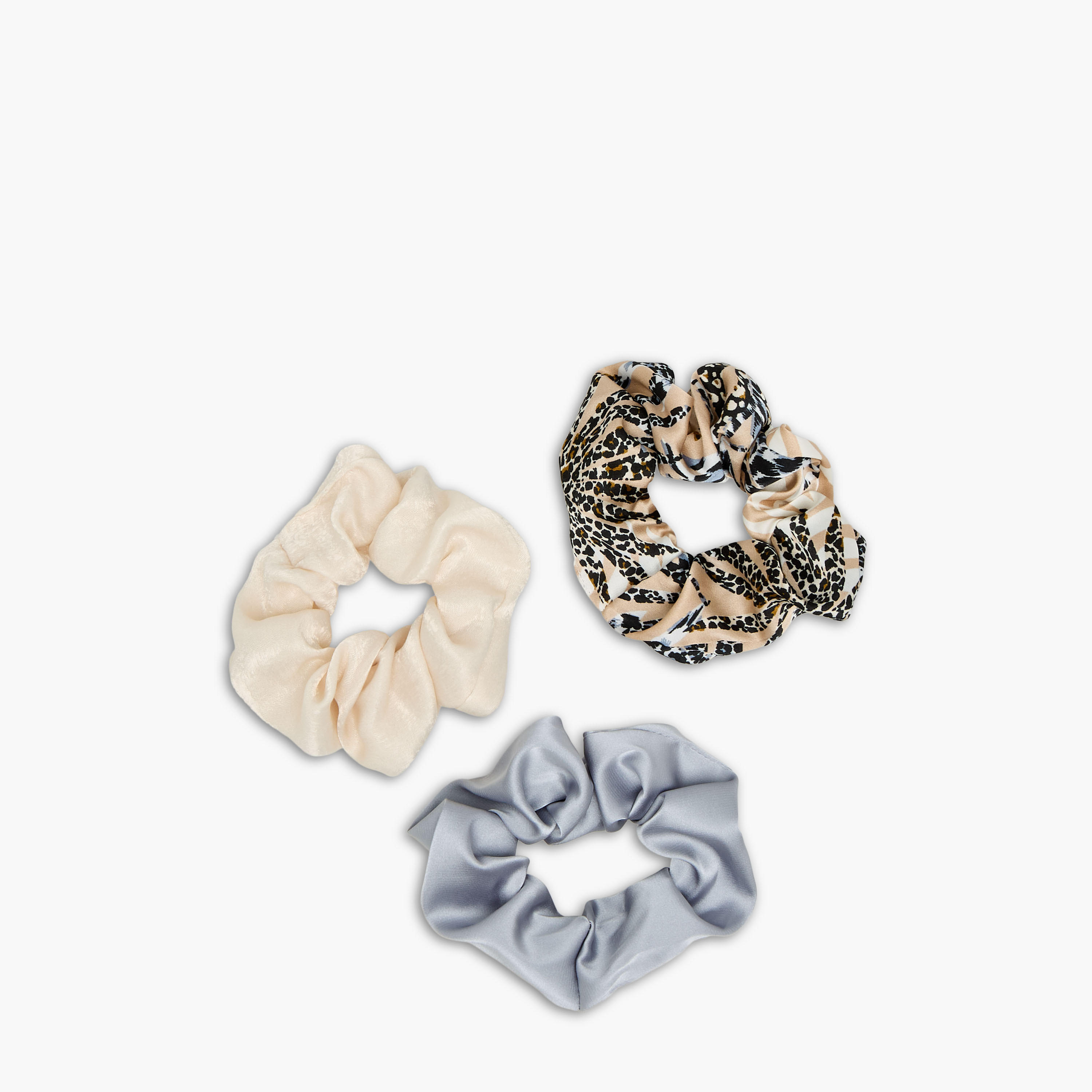 Pack of 3 Assorted Hair Scrunchie-women-hairaccessories-scrunchies-image-4