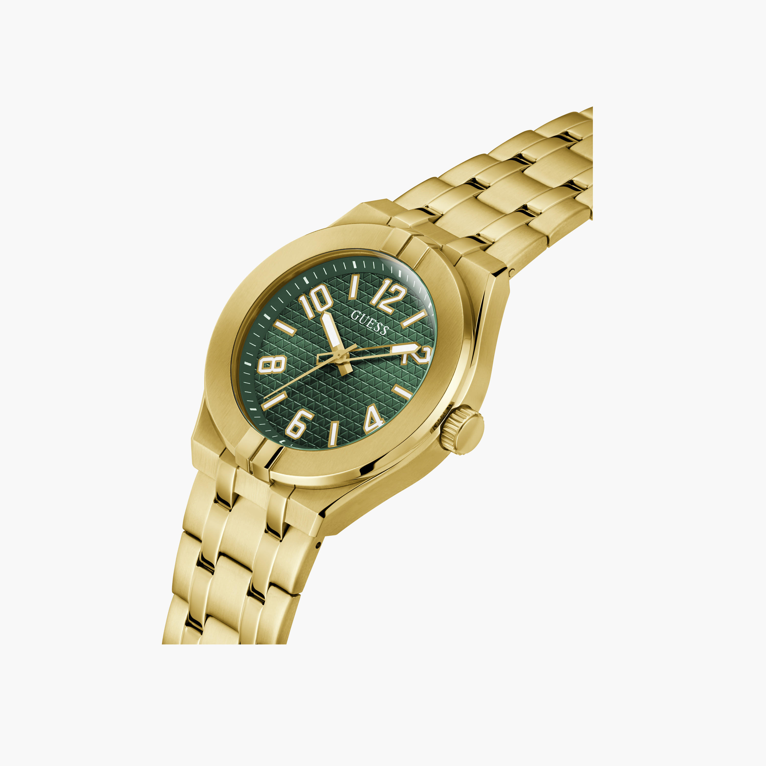 غيس- ساعة رجالية 44 مم تناظرية سوار ستانلس ستيل باللون الذهبي | GW0661G2-men-watchesandjewellery-watches-image-4