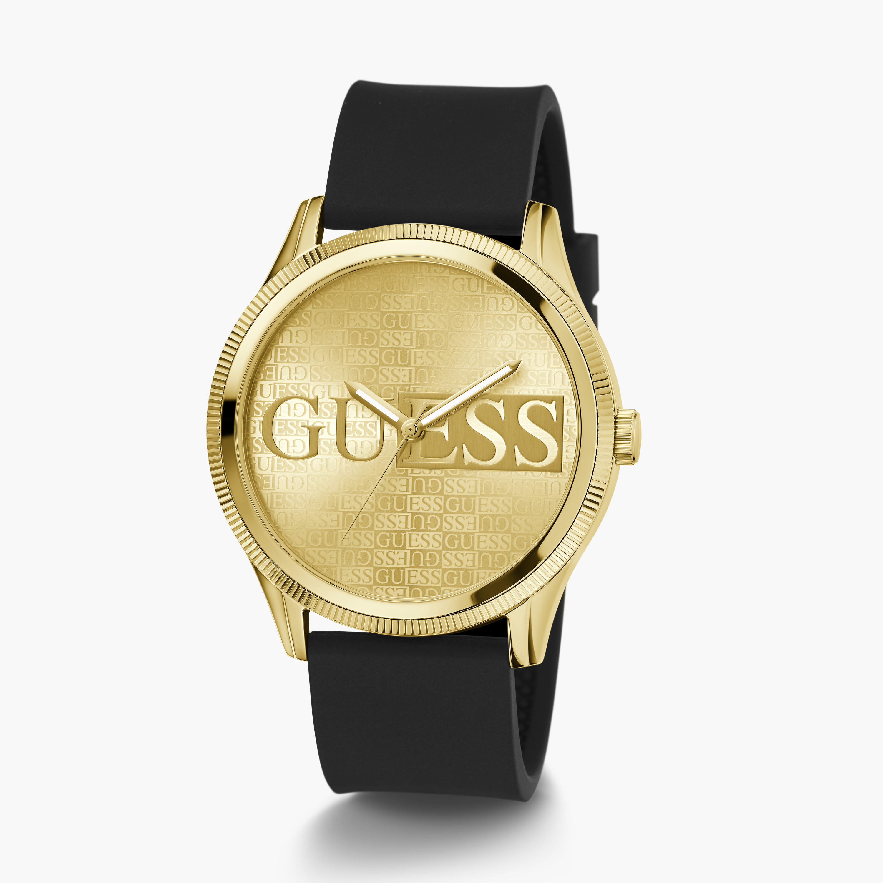 غيس- ساعة رجالية 44 مم تناظرية سوار سيليكون باللون الأسود | GW0726G2-men-watchesandjewellery-watches-image-2