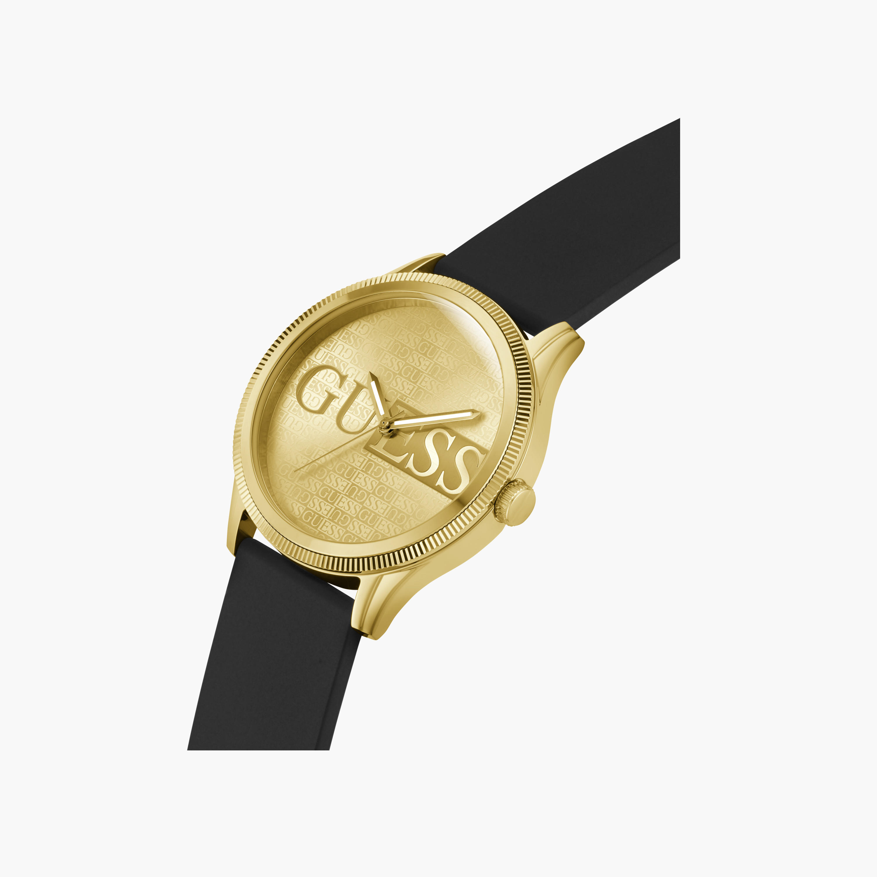 غيس- ساعة رجالية 44 مم تناظرية سوار سيليكون باللون الأسود | GW0726G2-men-watchesandjewellery-watches-image-4