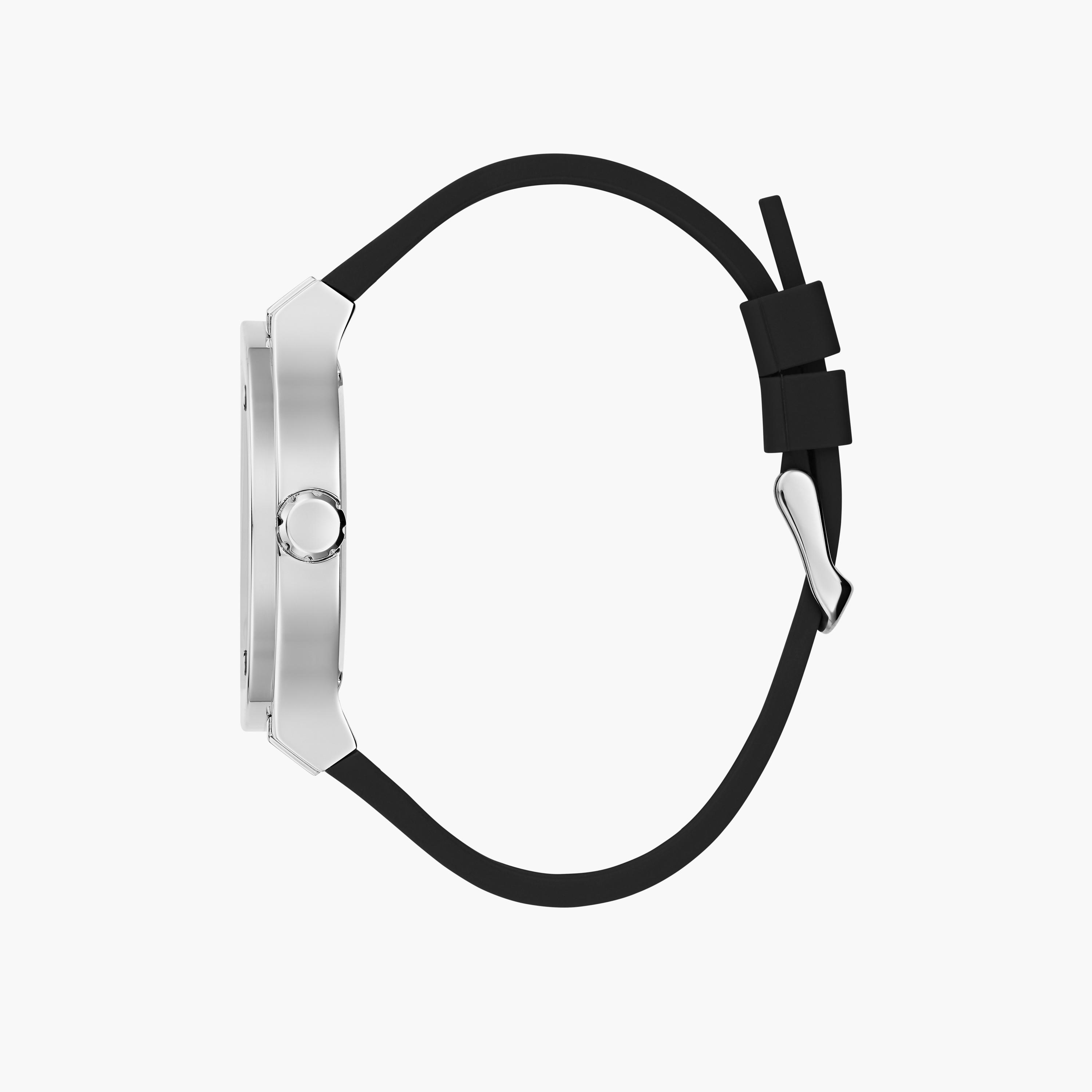 غيس- ساعة رجالية 45 مم كرونوغراف سوار سيليكون باللون الأسود | GW0491G3-men-watchesandjewellery-watches-image-3