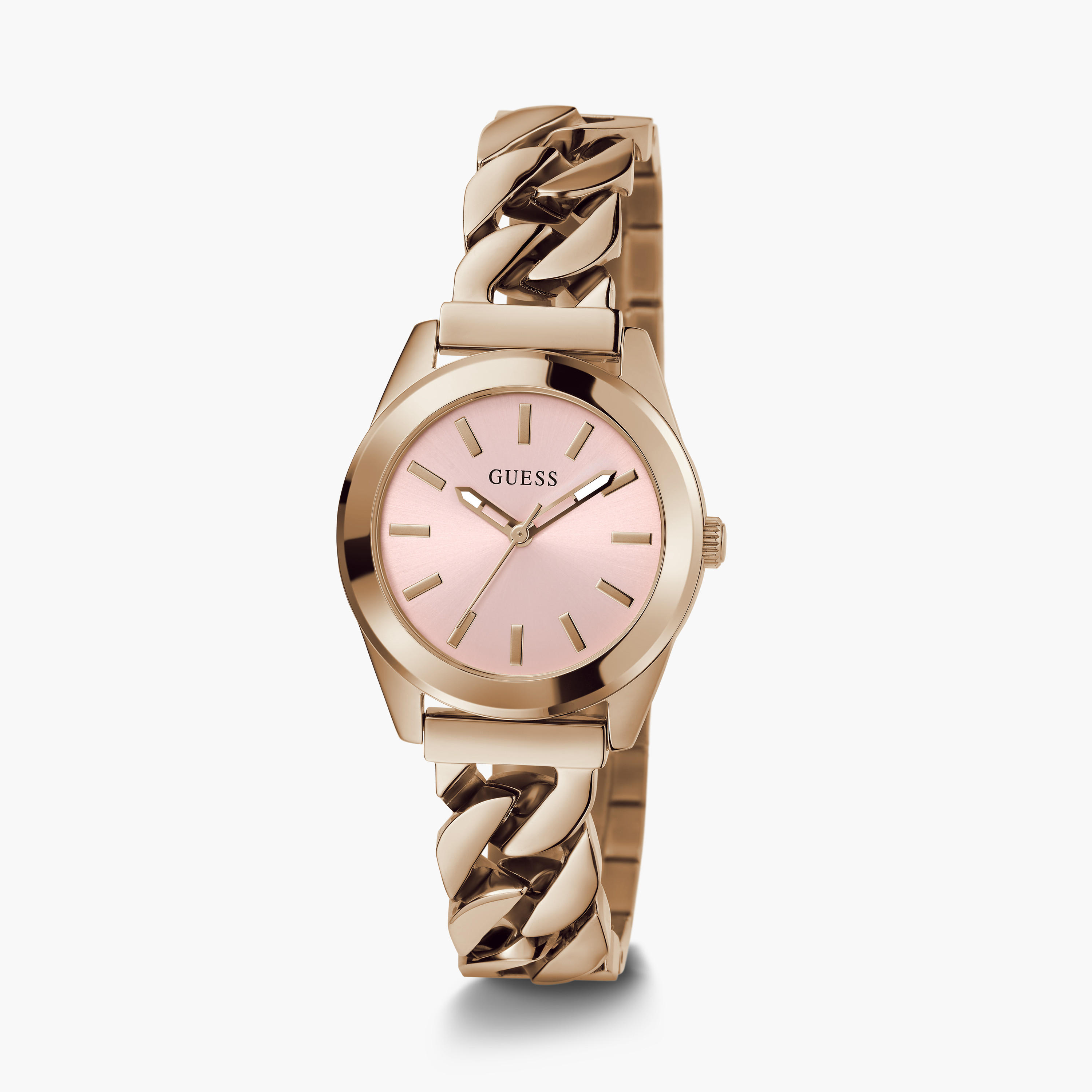Guess Women's 32 MM Gold Analog Stainless Steel Strap Watch | GW0653L2-women-watchesandjewellery-watches-image-2